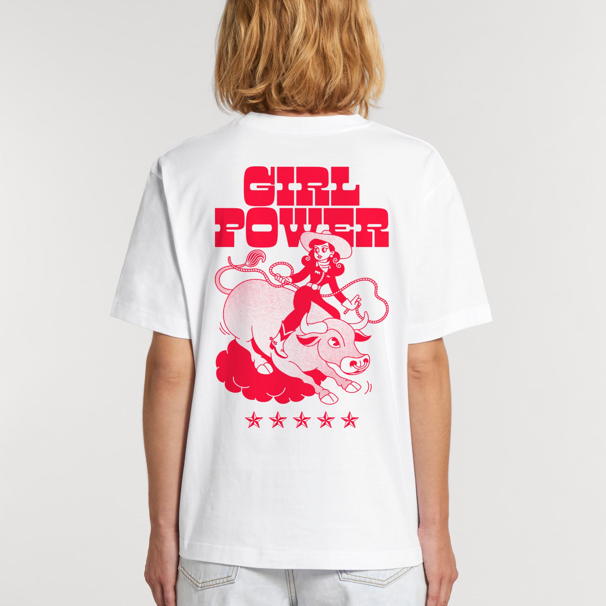 'Girl Power' Short Sleeve Organic Cotton T-shirt