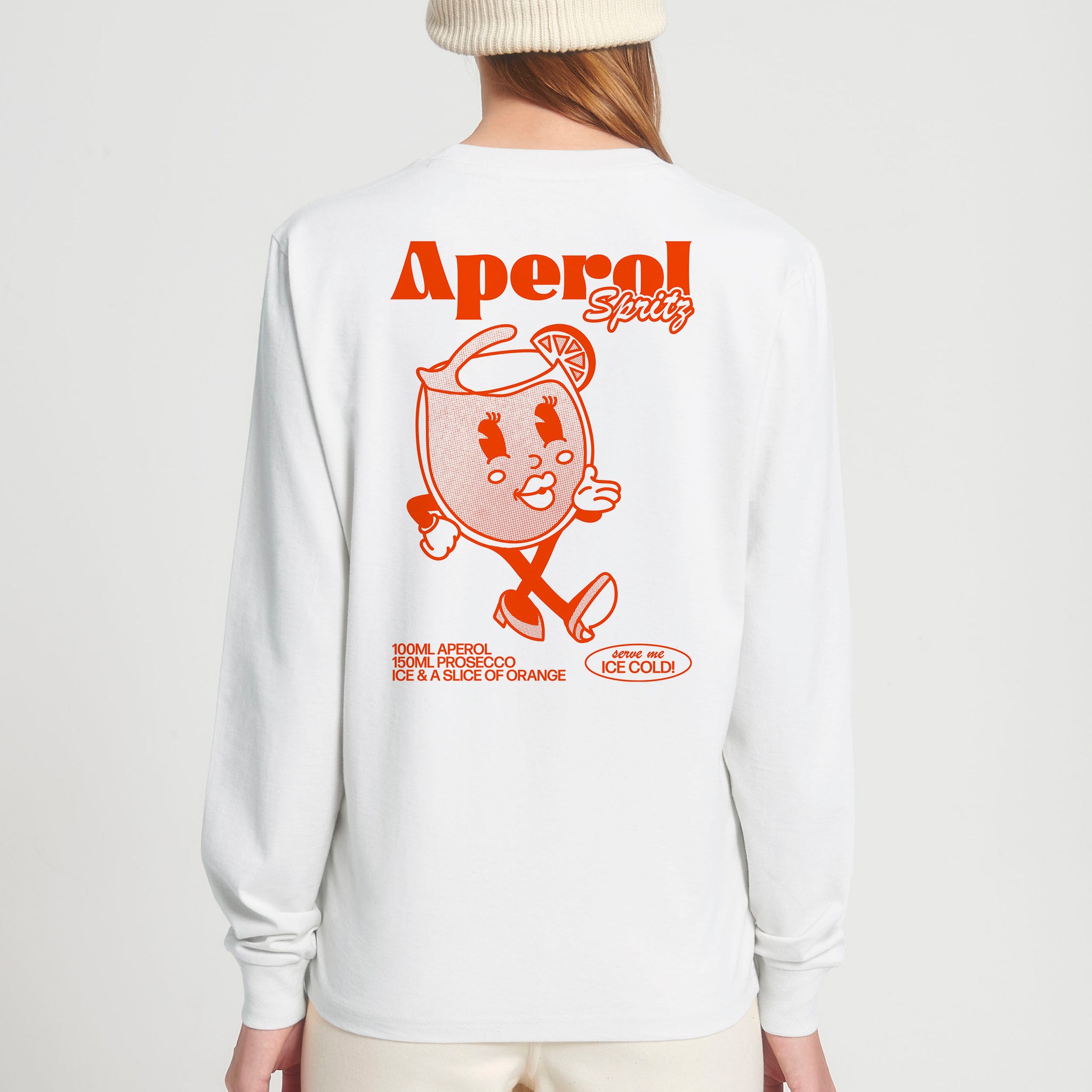 'Aperol Spritz' long sleeve T-shirt