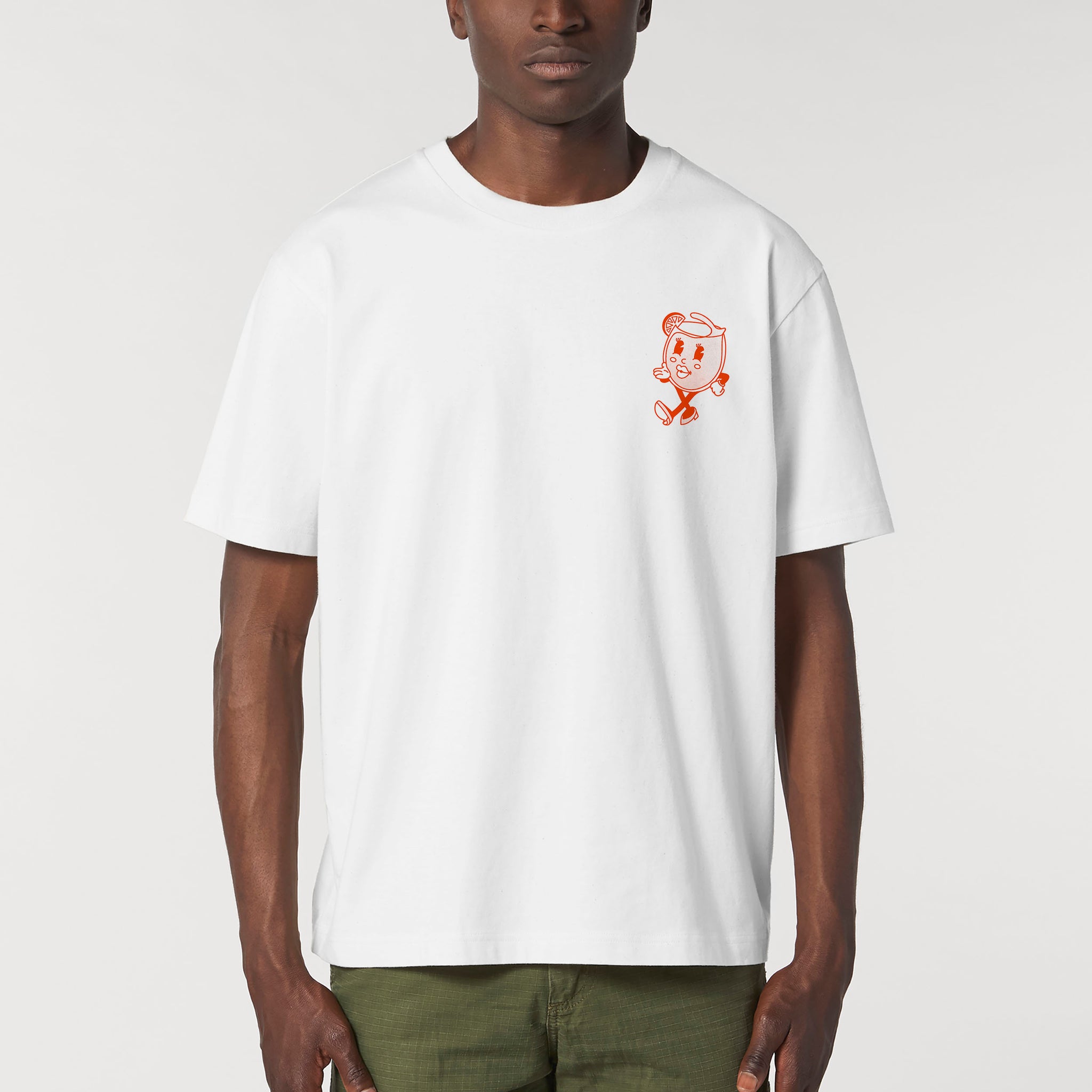 'Aperol Spritz' Short Sleeve Organic Cotton T-shirt