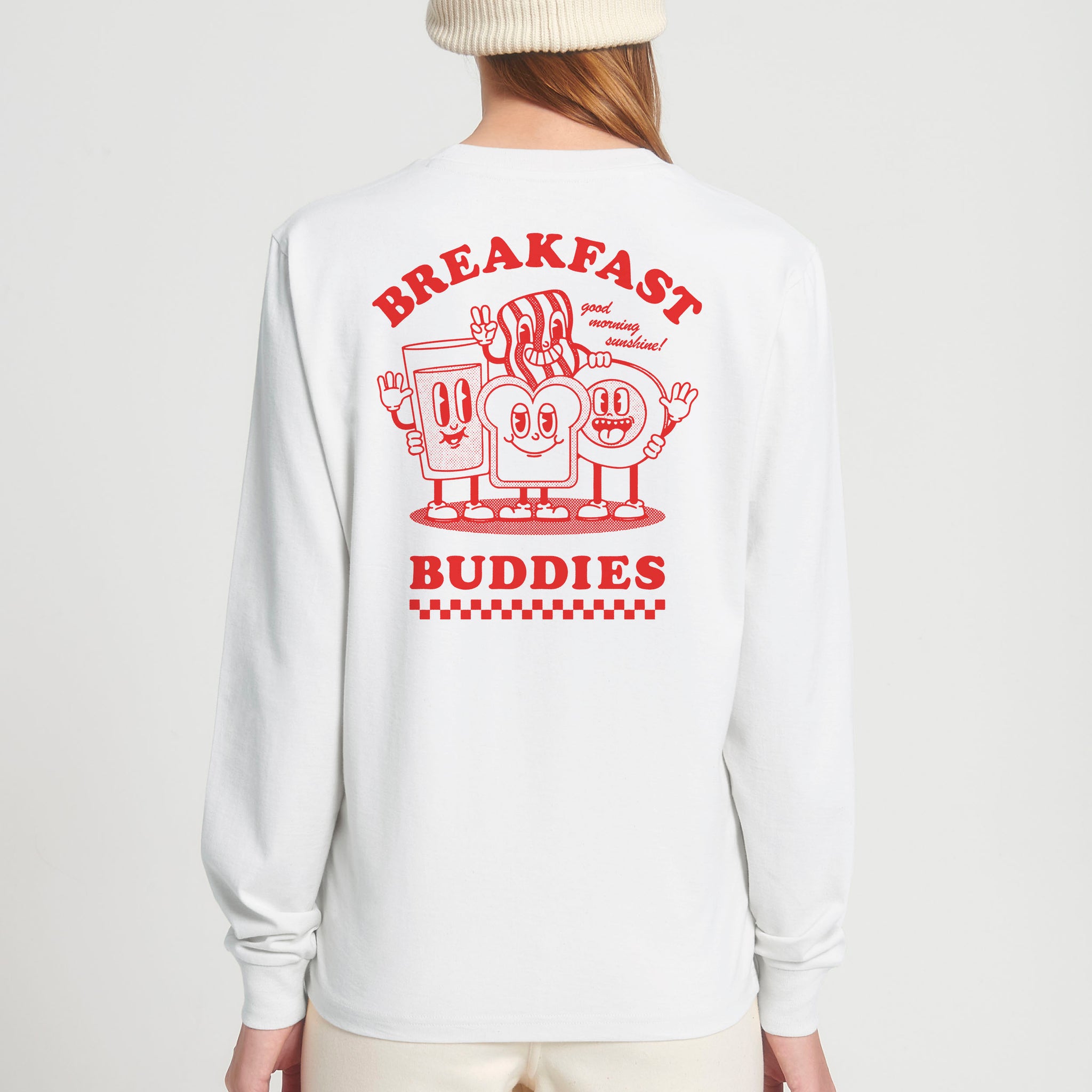 'Breakfast Buddies' long sleeve T-shirt