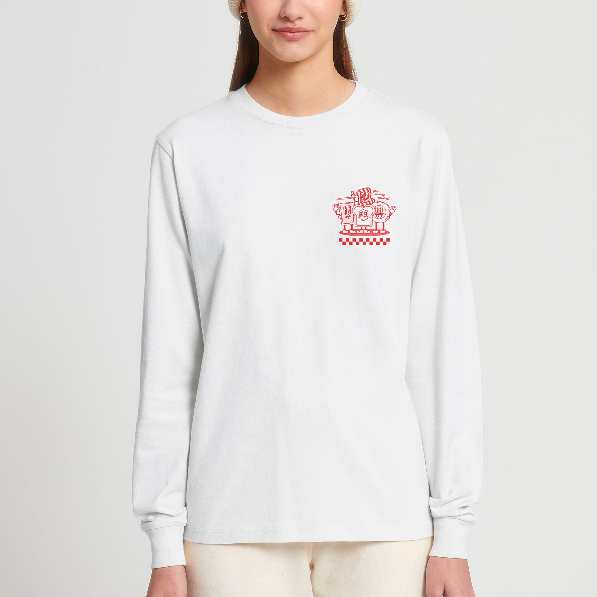 'Breakfast Buddies' long sleeve T-shirt