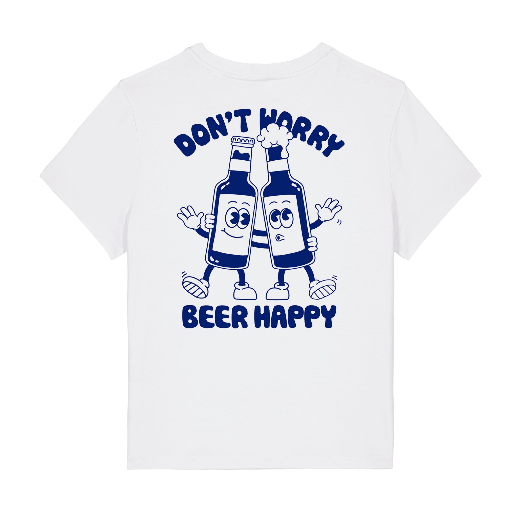 'Don't Worry Beer Happy' Women's Short Sleeve T-Shirt