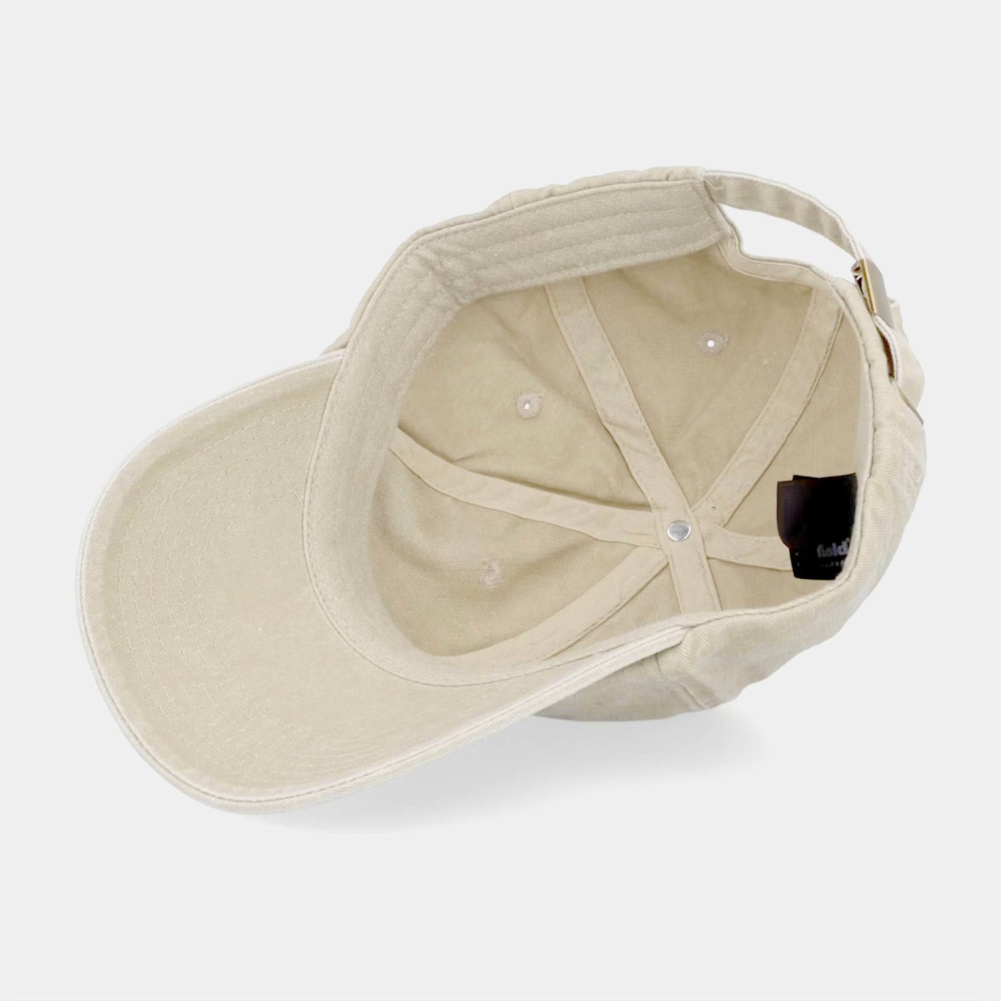 'Espresso' Vintage Beige Cap