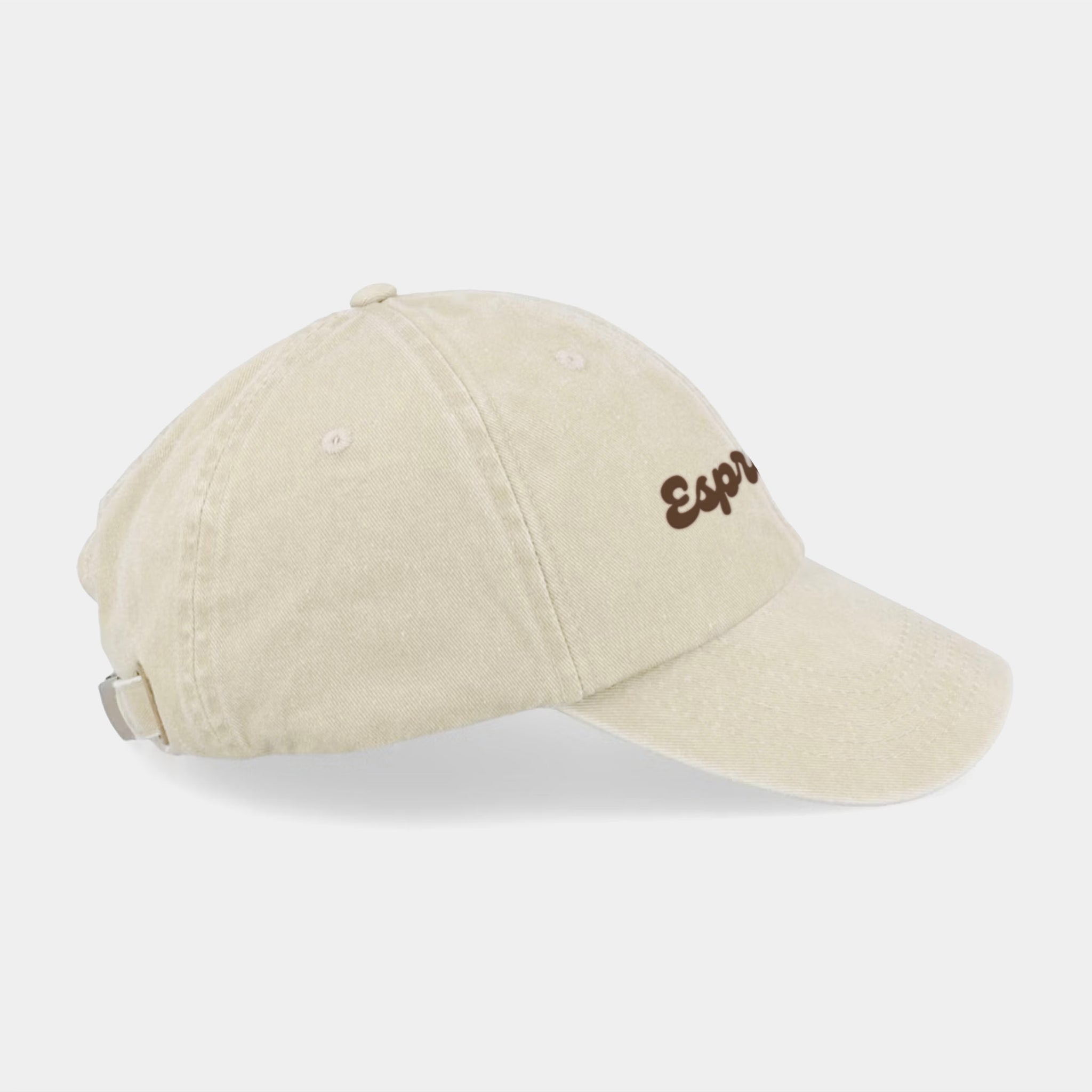 'Espresso' Vintage Beige Cap