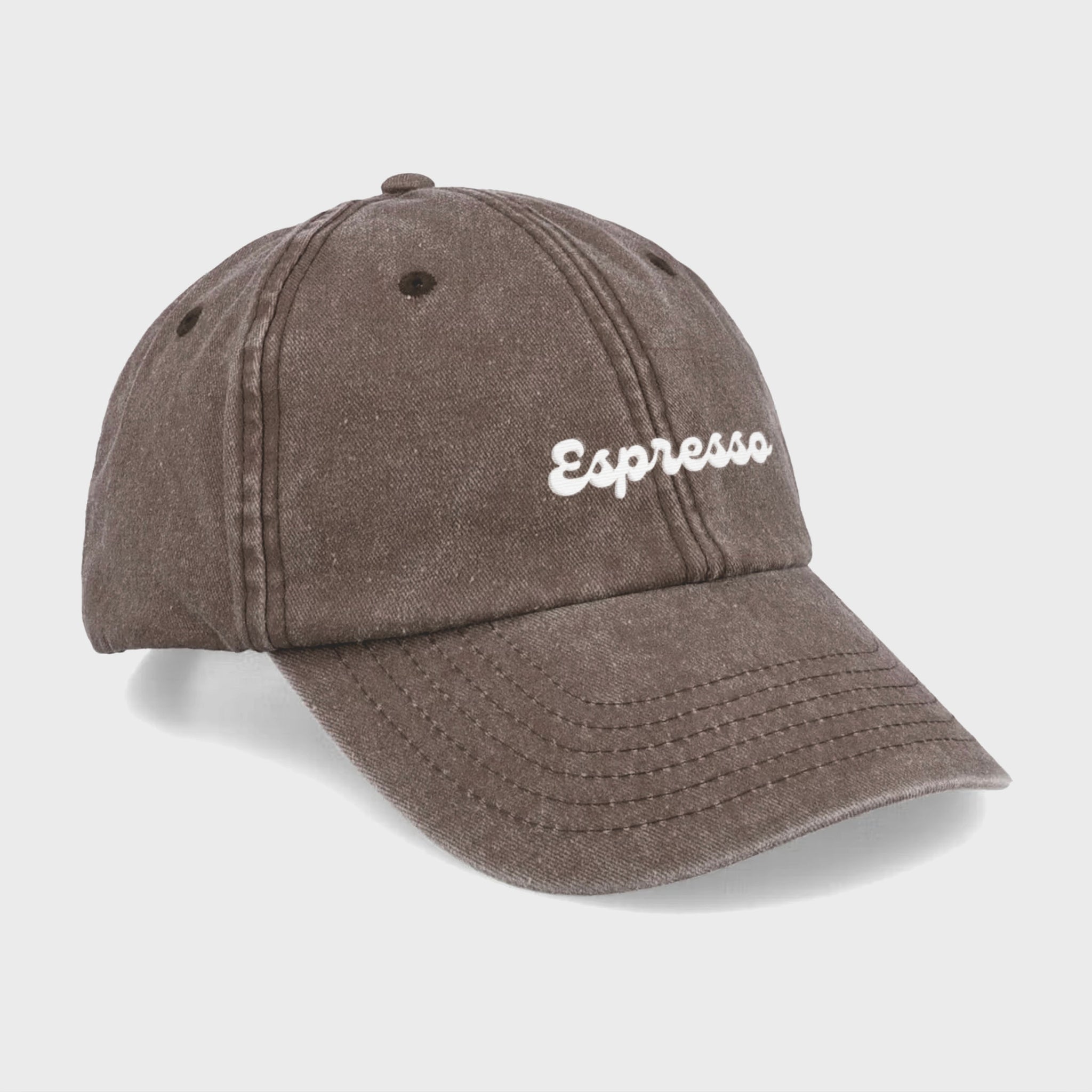 'Espresso' Vintage Brown Cap