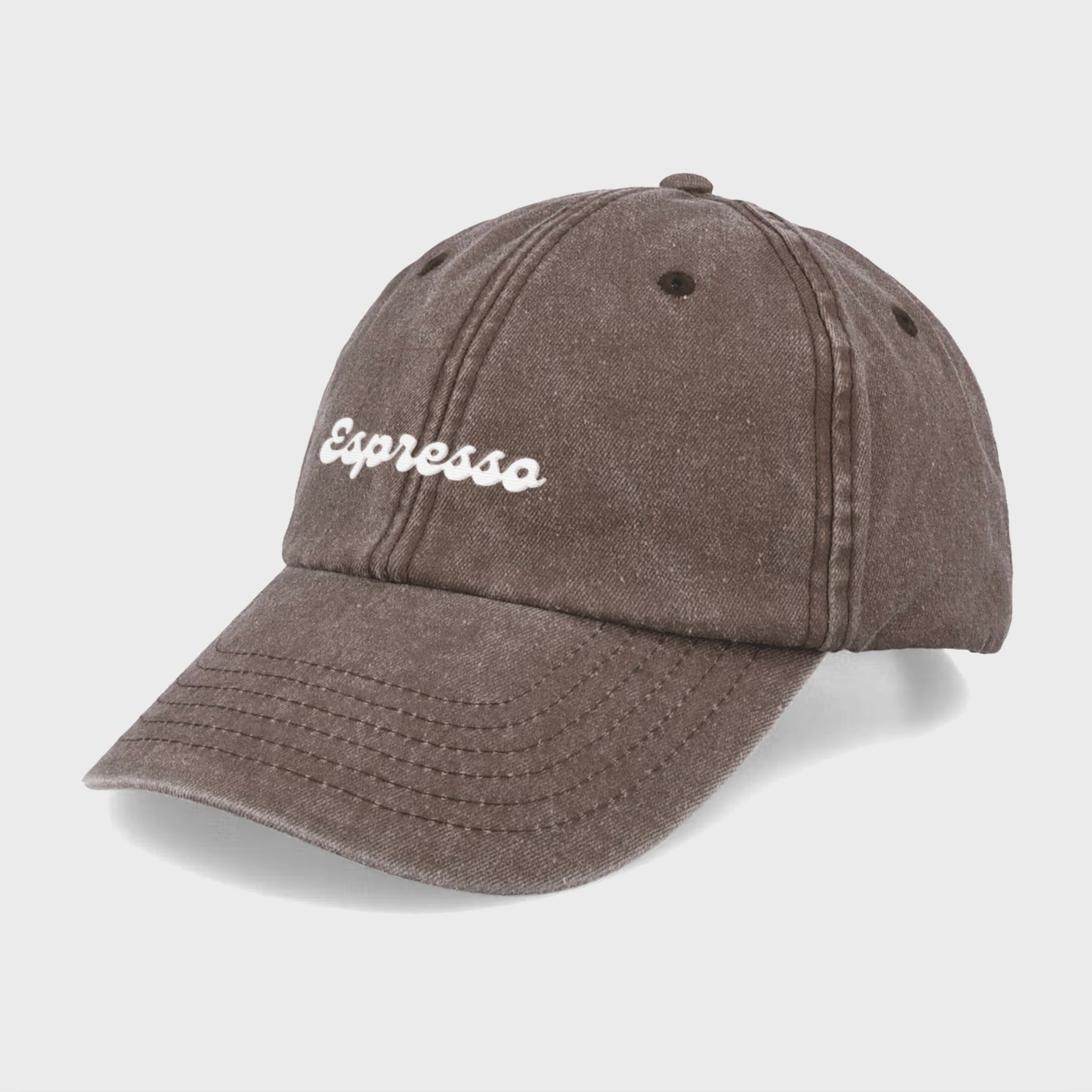 'Espresso' Vintage Brown Cap