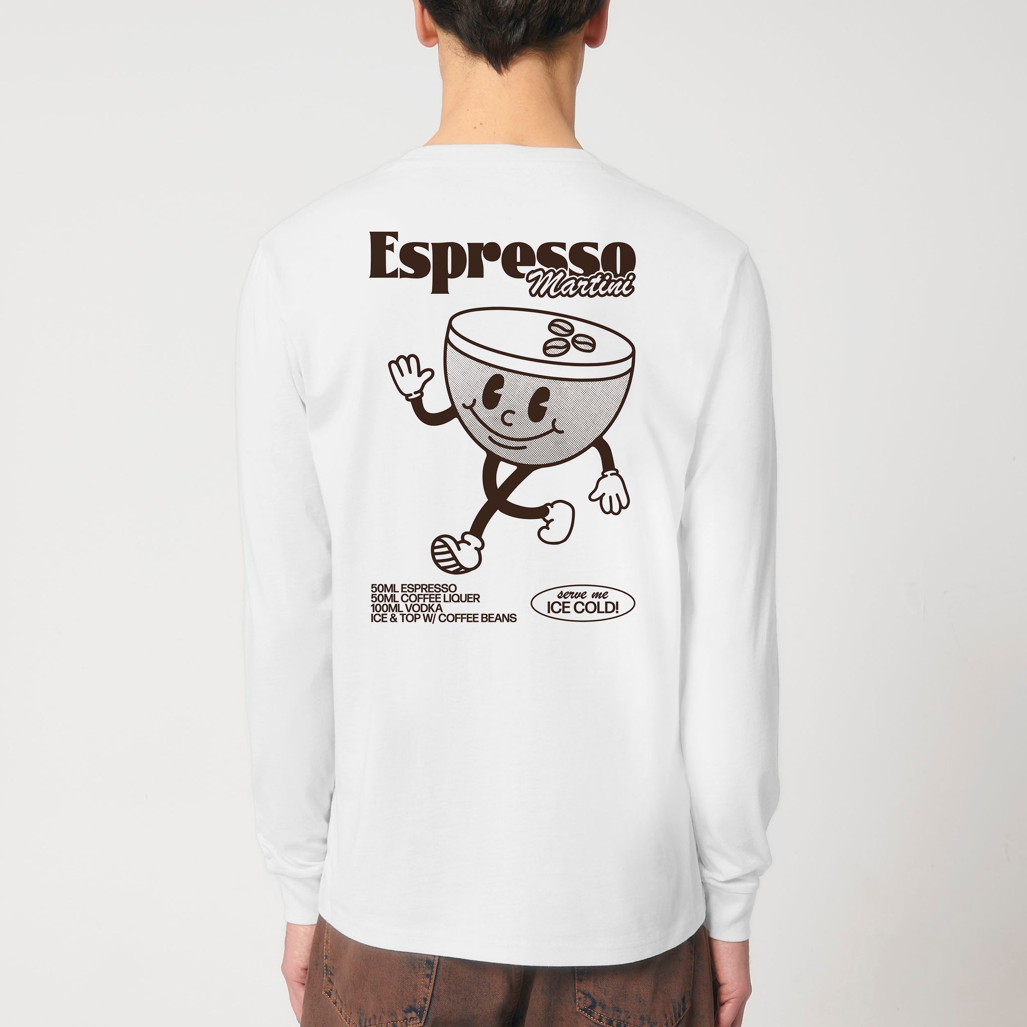 'Espresso Martini' long sleeve T-shirt
