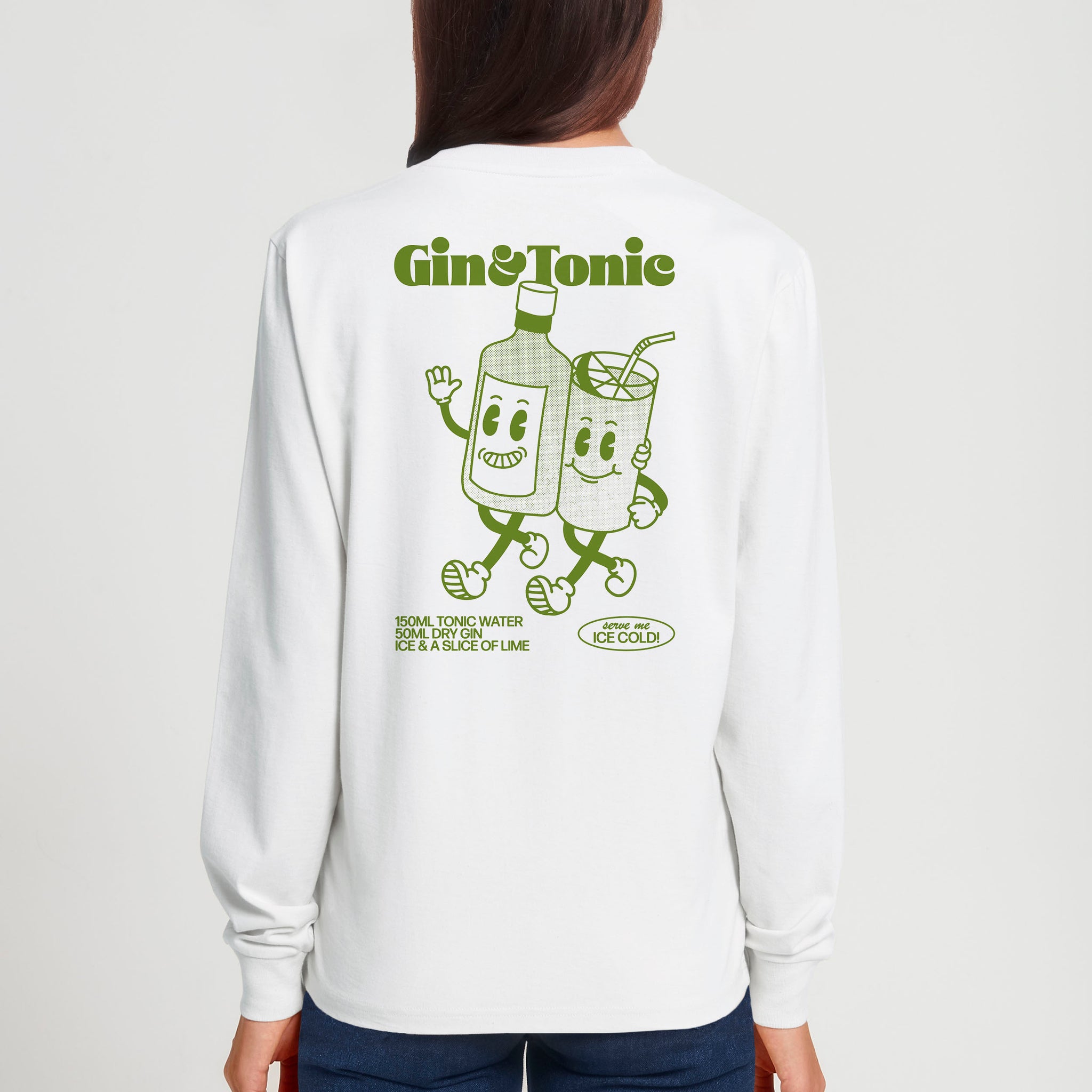 'Gin & Tonic' long sleeve T-shirt