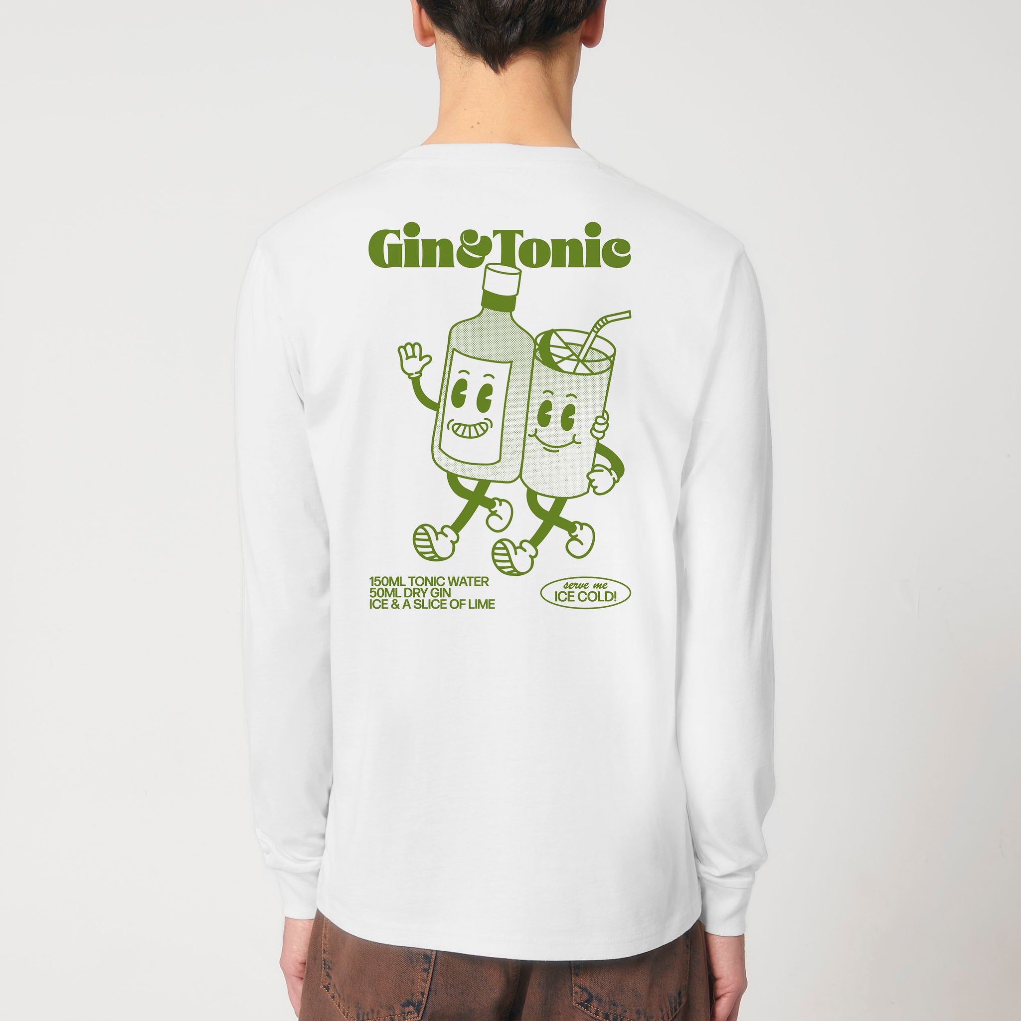 'Gin & Tonic' long sleeve T-shirt