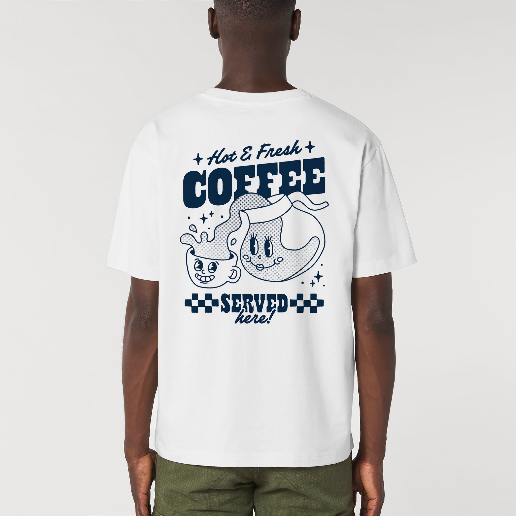 'Hot & Fresh Coffee' Men's Short Sleeve T-Shirt