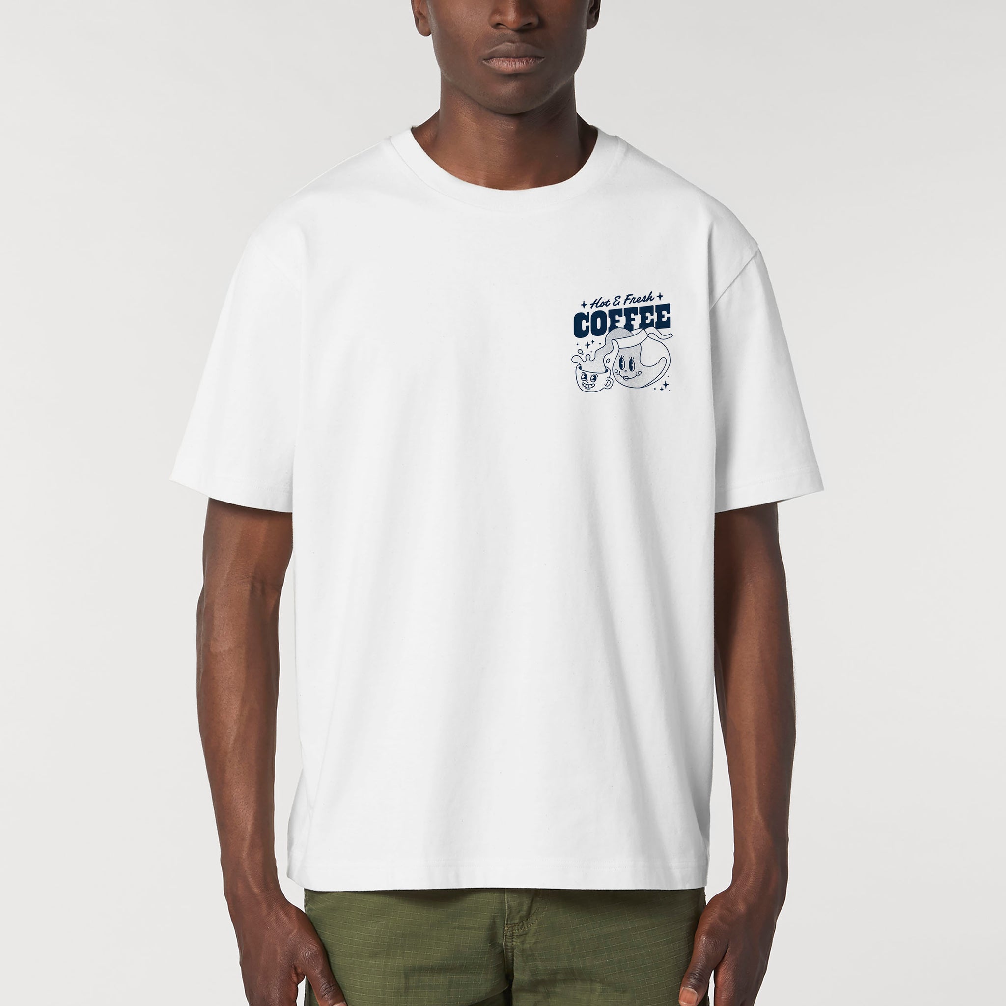 'Hot & Fresh Coffee' Men's Short Sleeve T-Shirt