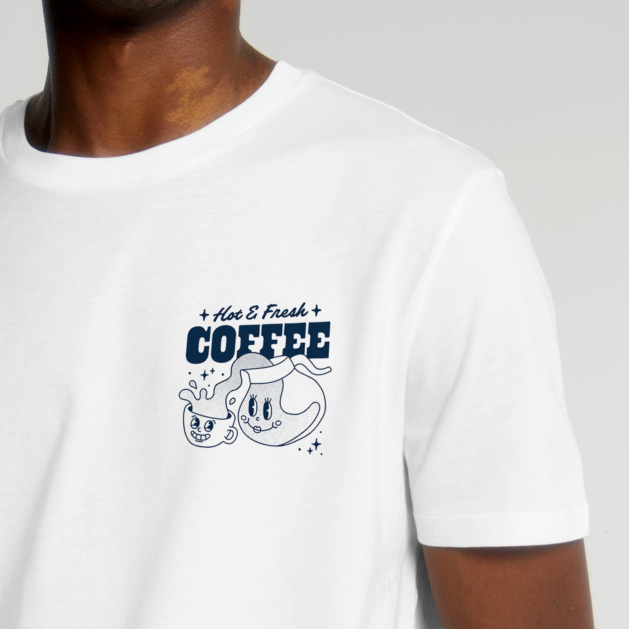 'Hot & Fresh Coffee' Men's Short Sleeve T-Shirt