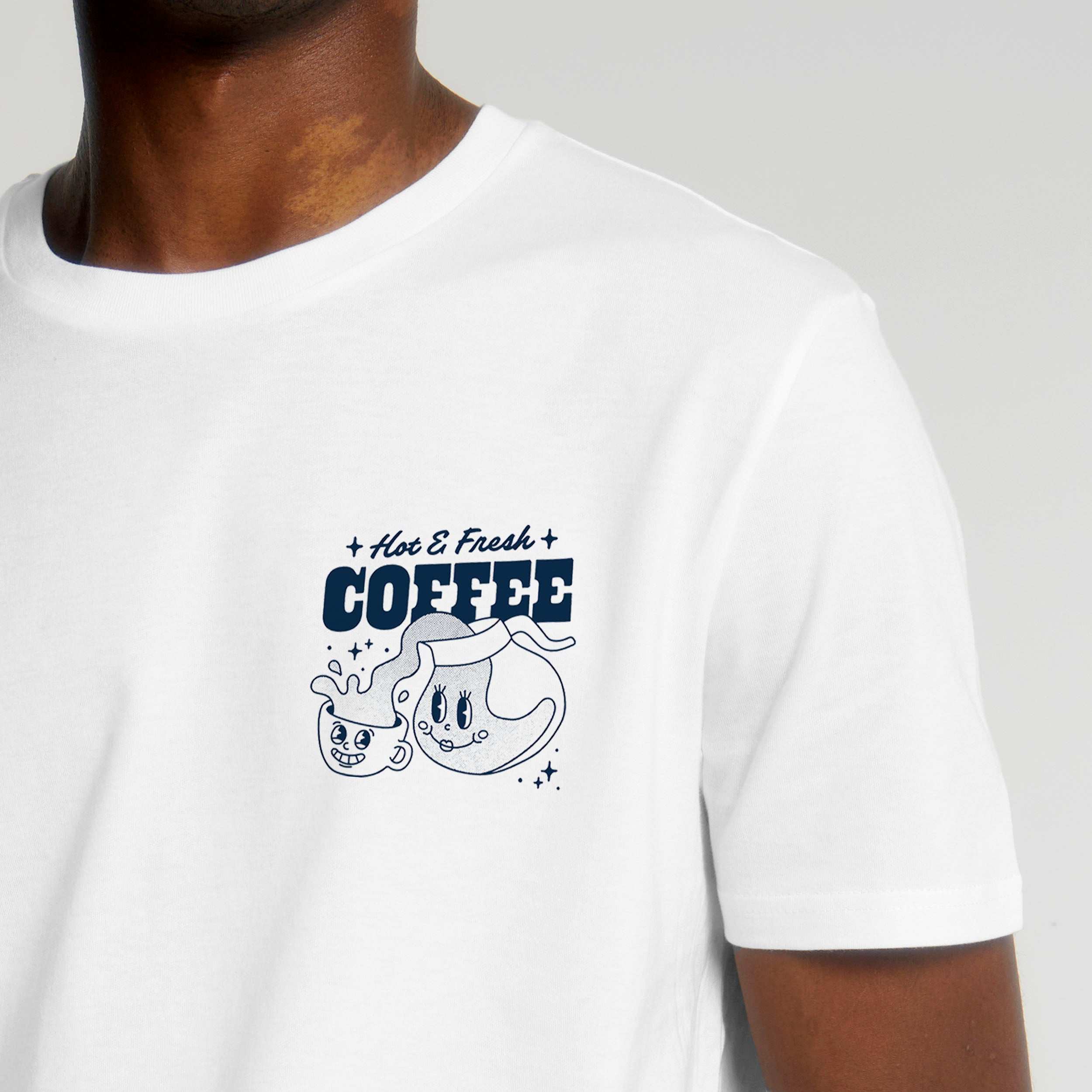 Hot \u0026 Fresh Coffee' Unisex T-Shirt – Goodie Works