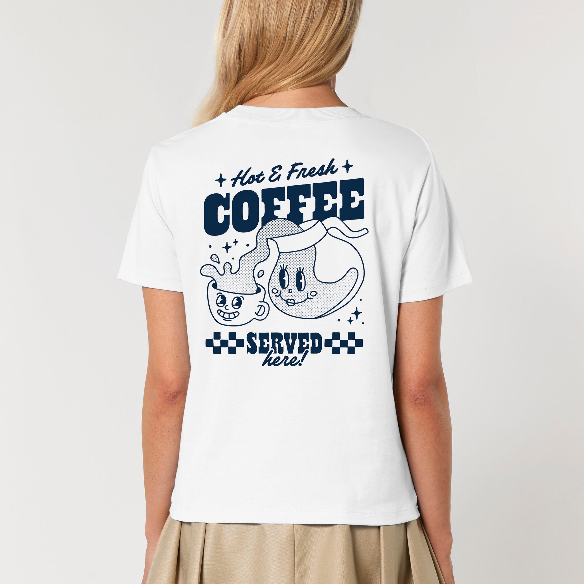 'Hot & Fresh Coffee' Women's Short Sleeve T-Shirt