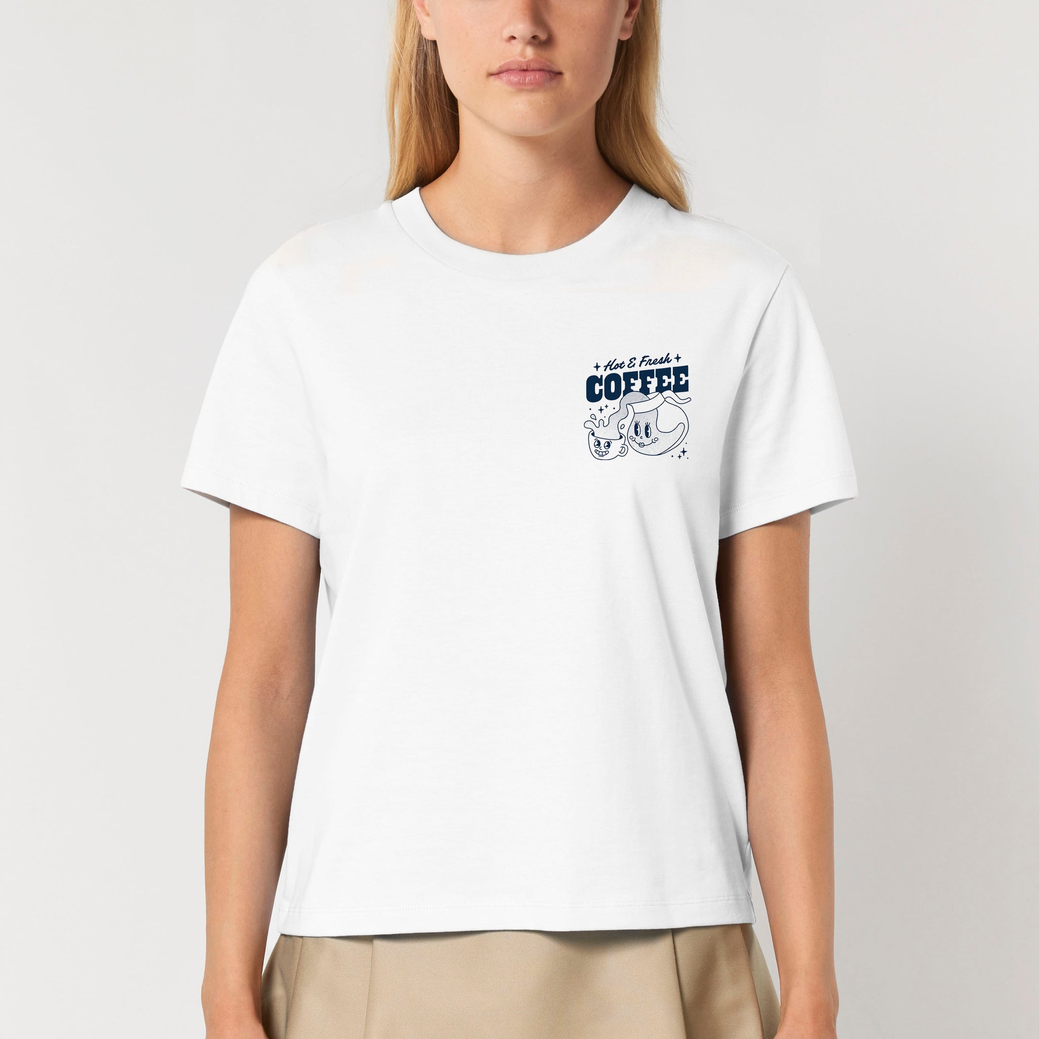 'Hot & Fresh Coffee' Women's Short Sleeve T-Shirt