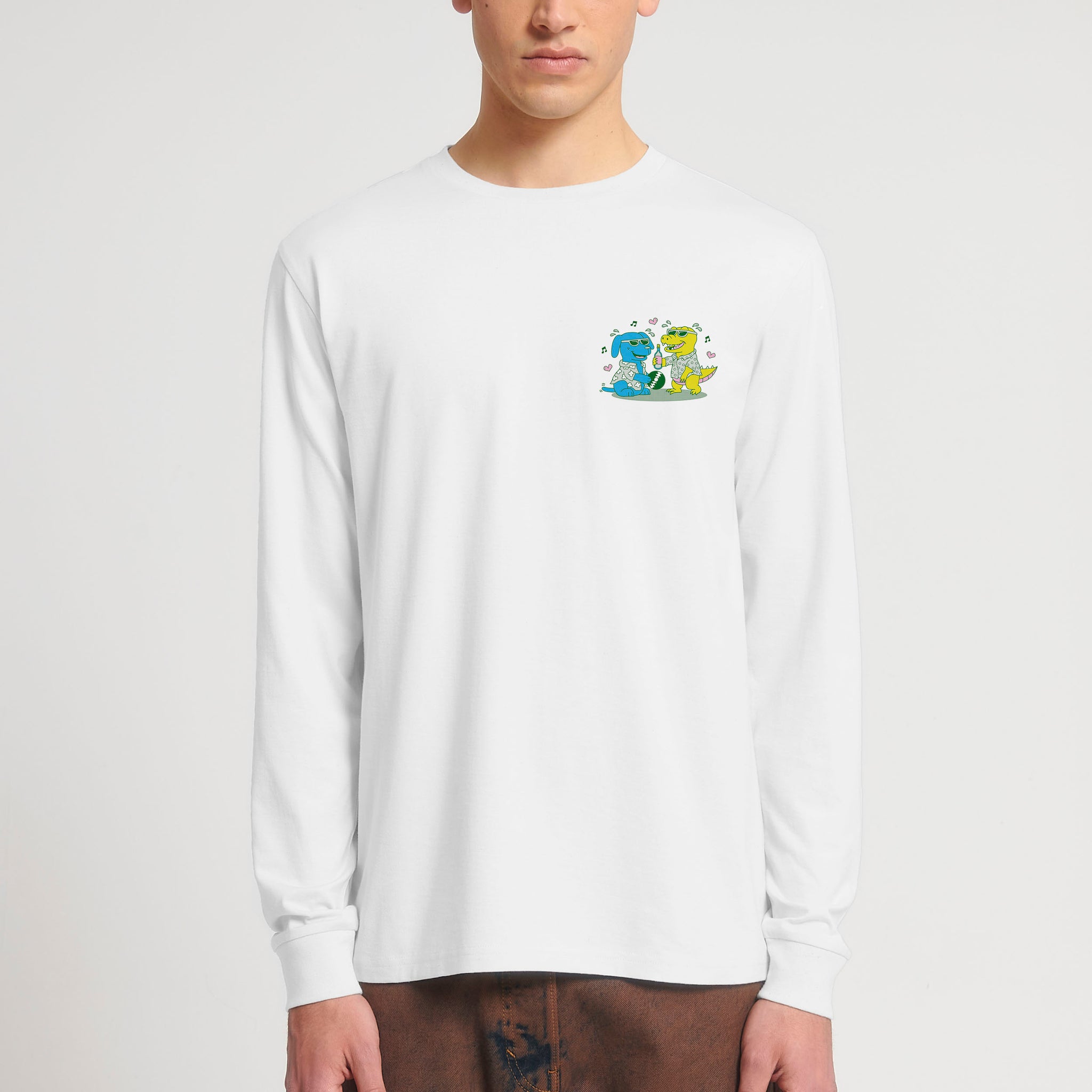 'It's Time For Wine' long sleeve T-shirt