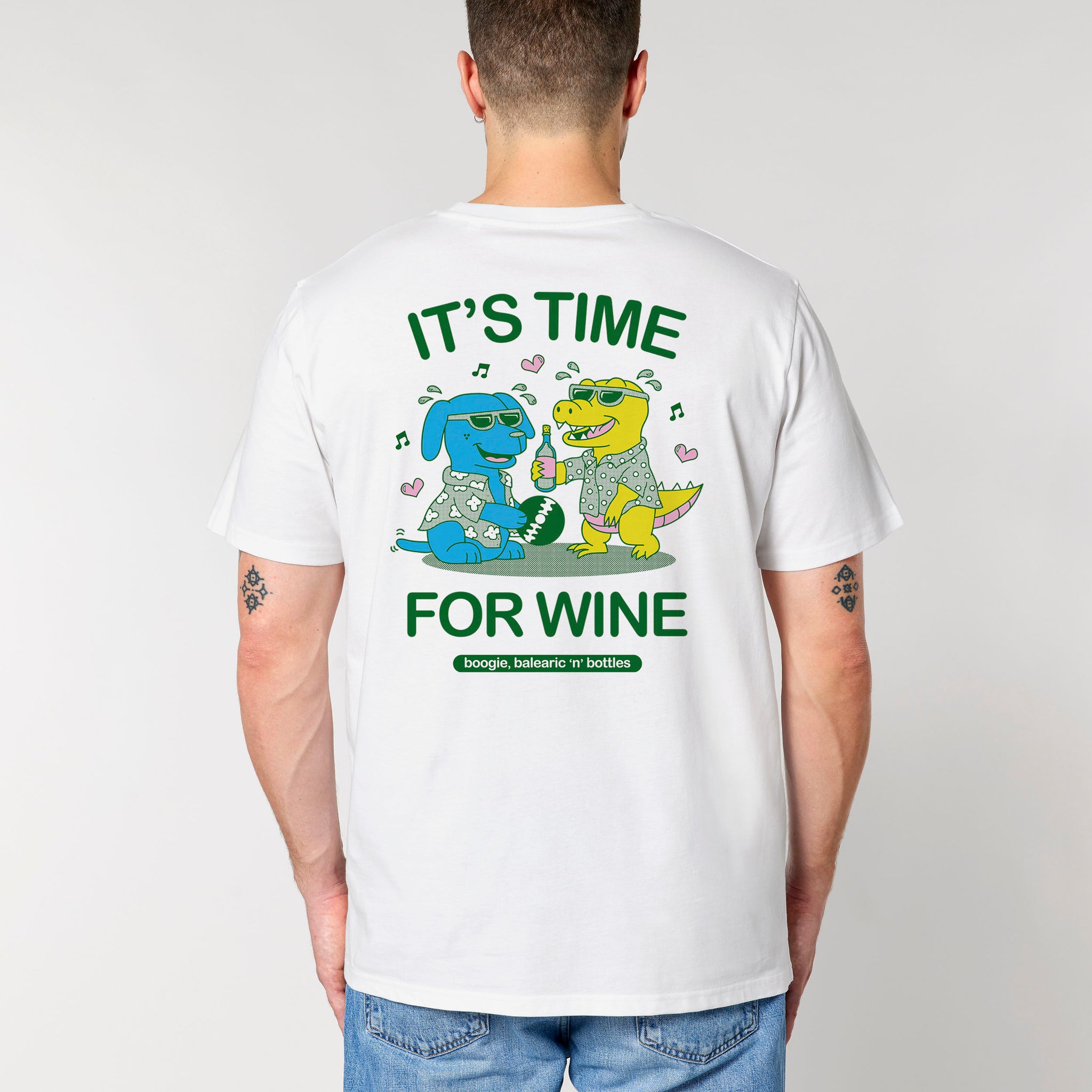 'It's Time For Wine' Men's Short Sleeve T-Shirt