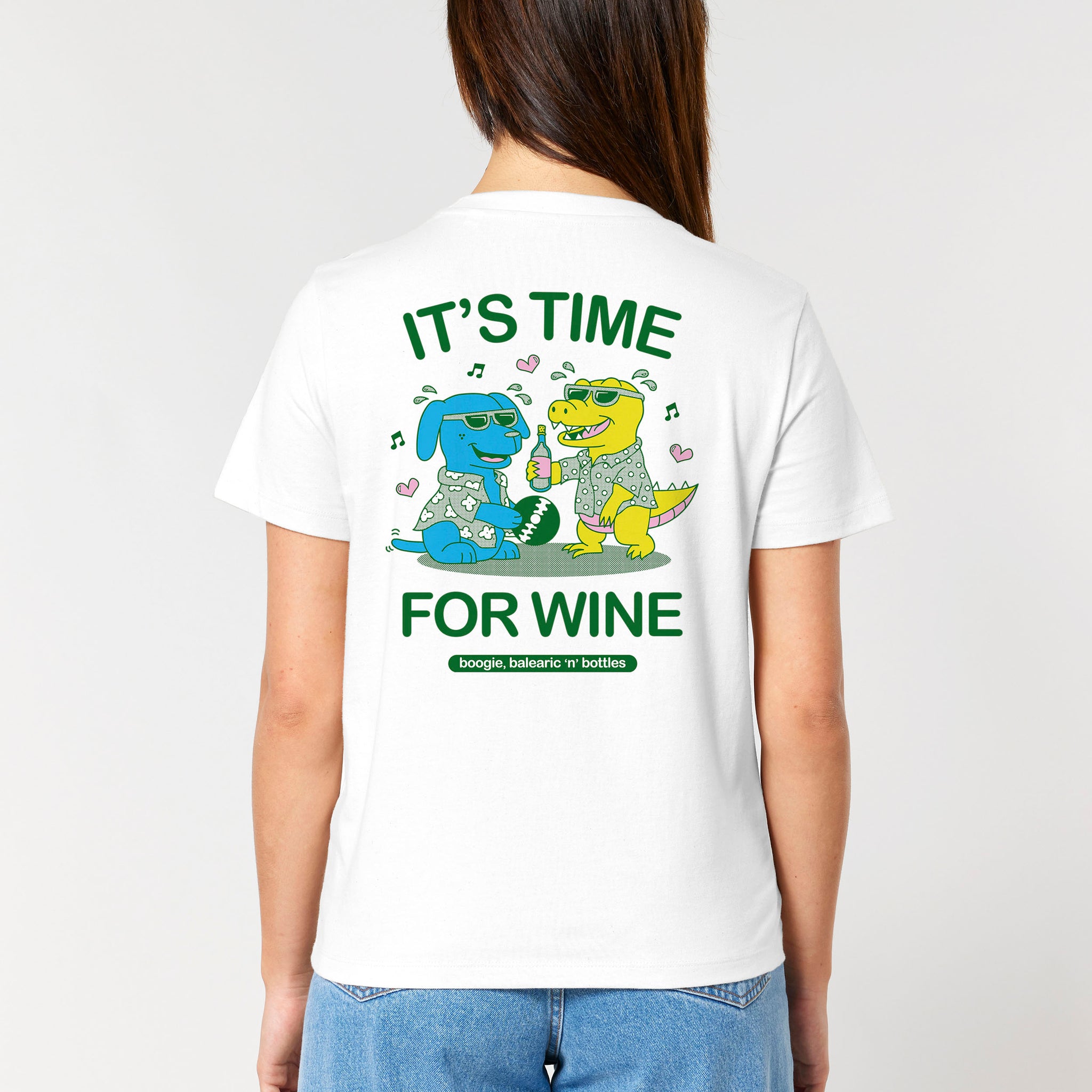 'It's Time For Wine' Women's Short Sleeve T-Shirt