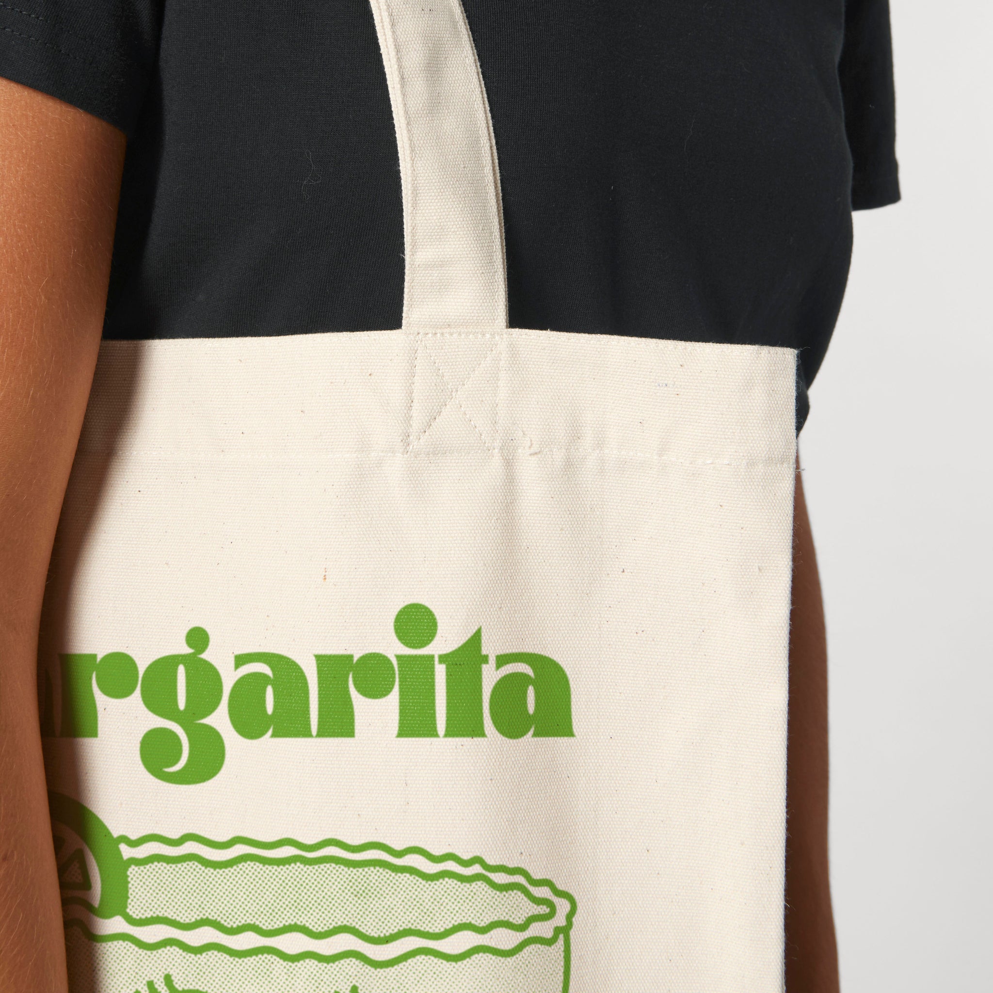 'Margarita' organic cotton canvas tote bag