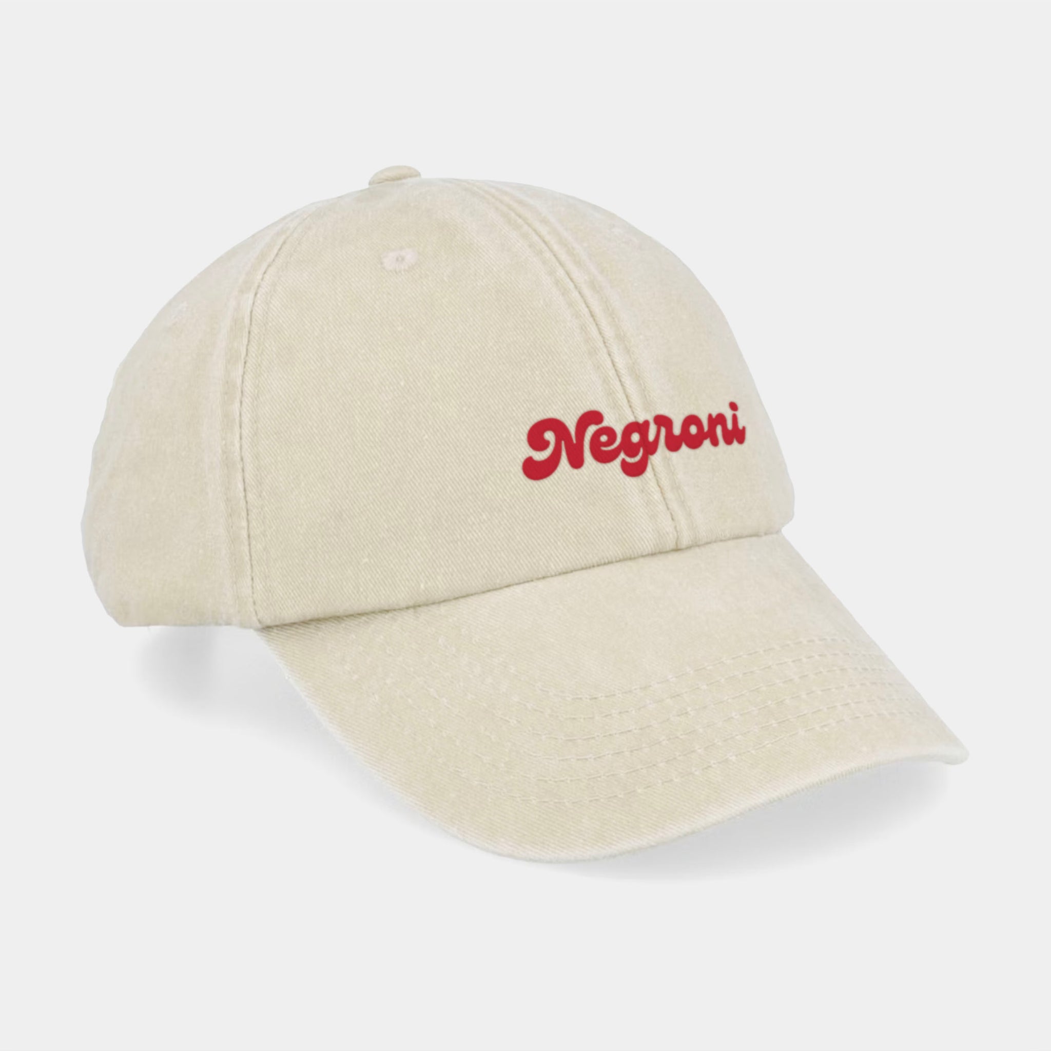 'Negroni' Vintage Beige Cap