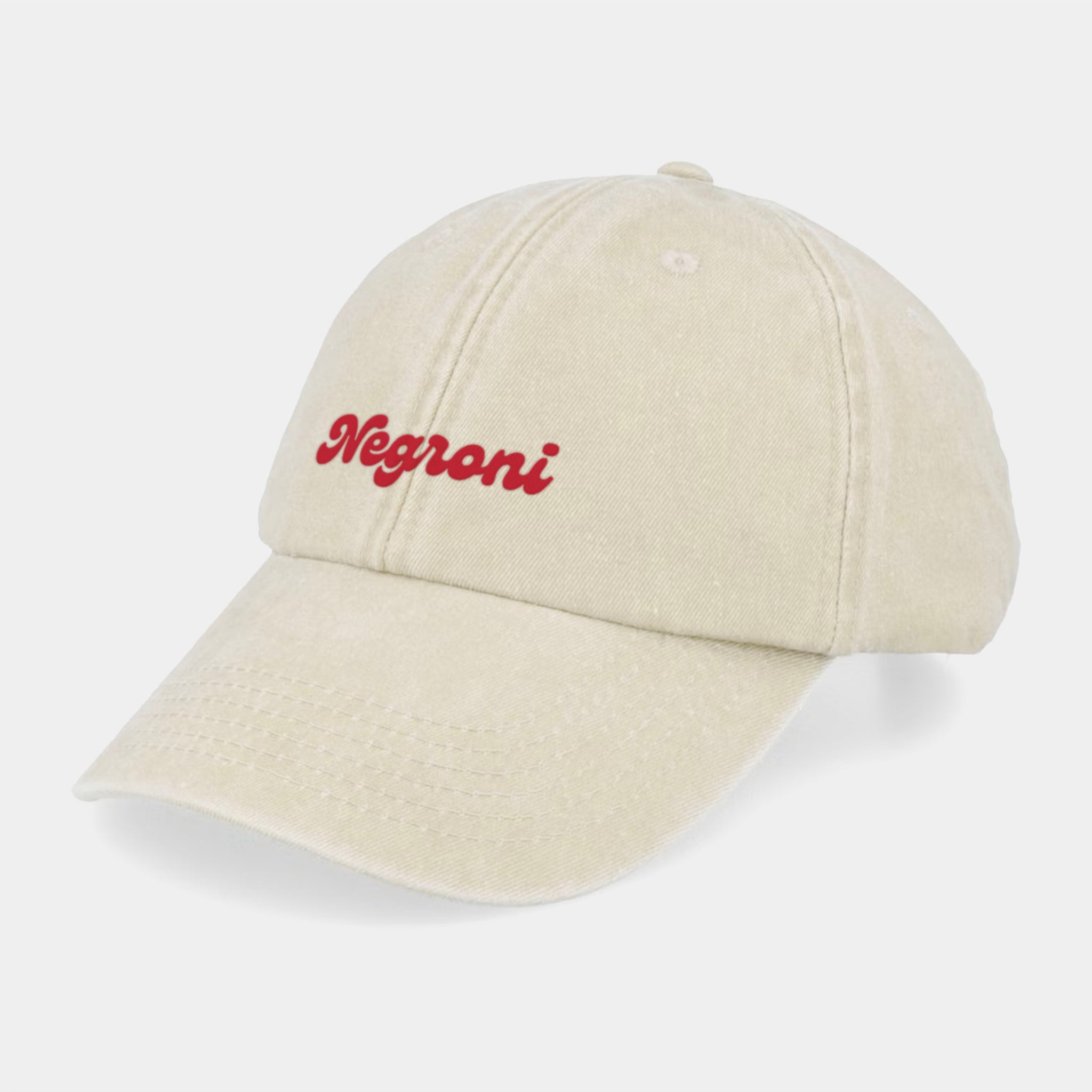 'Negroni' Vintage Beige Cap