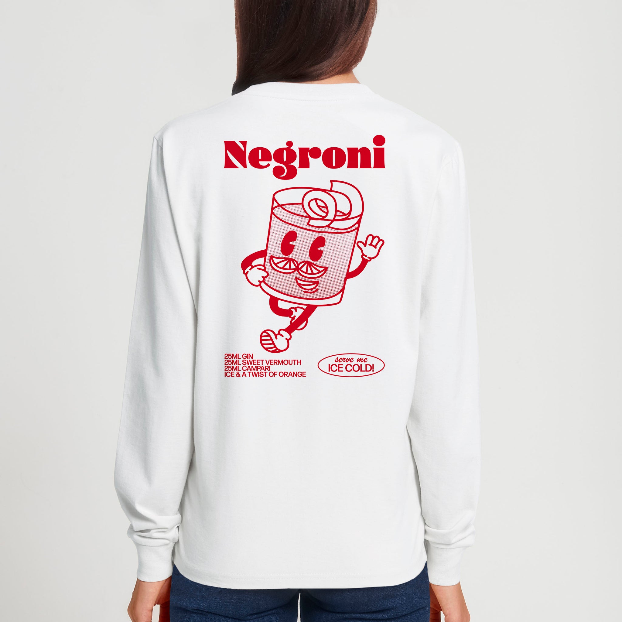 'Negroni' long sleeve T-shirt