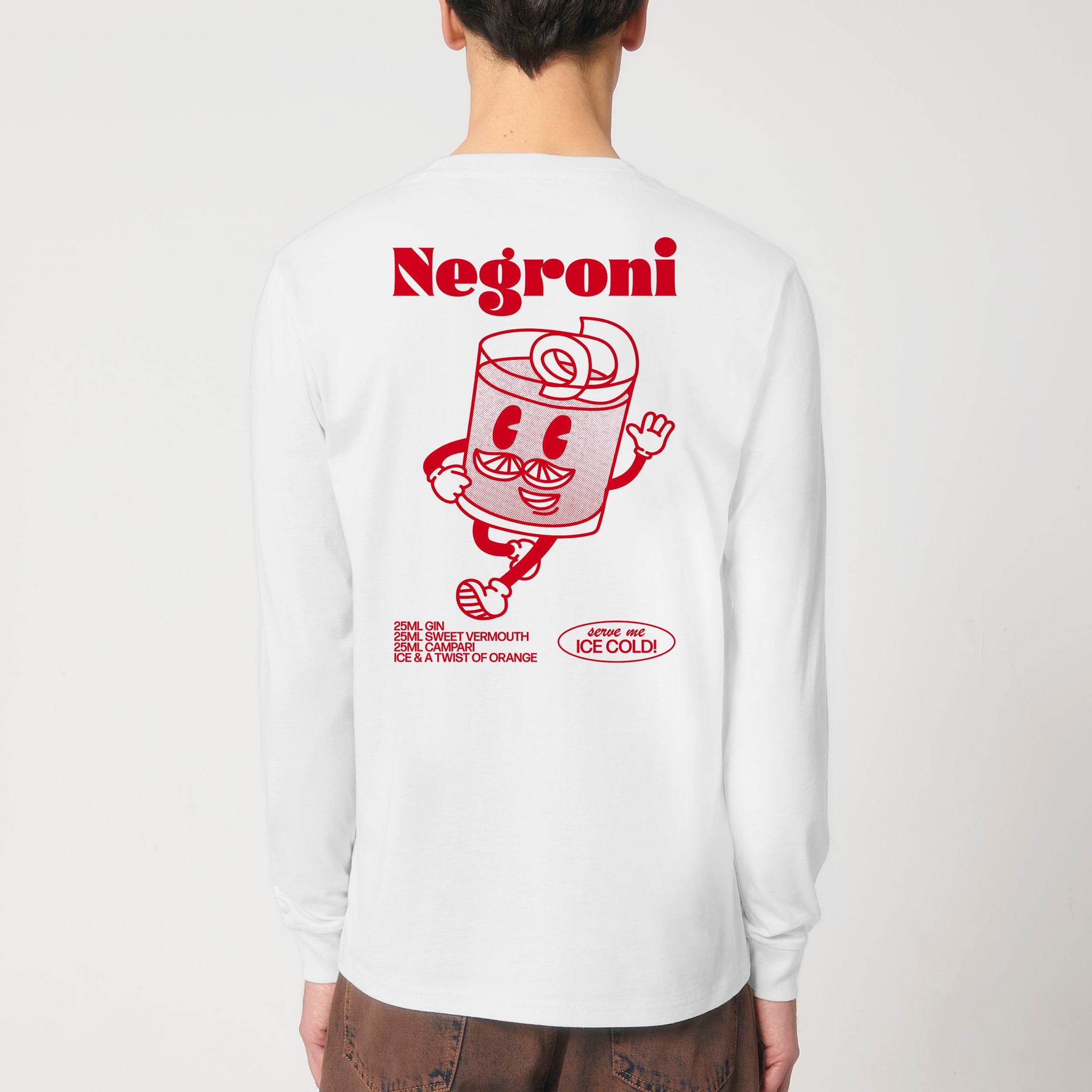 'Negroni' long sleeve T-shirt