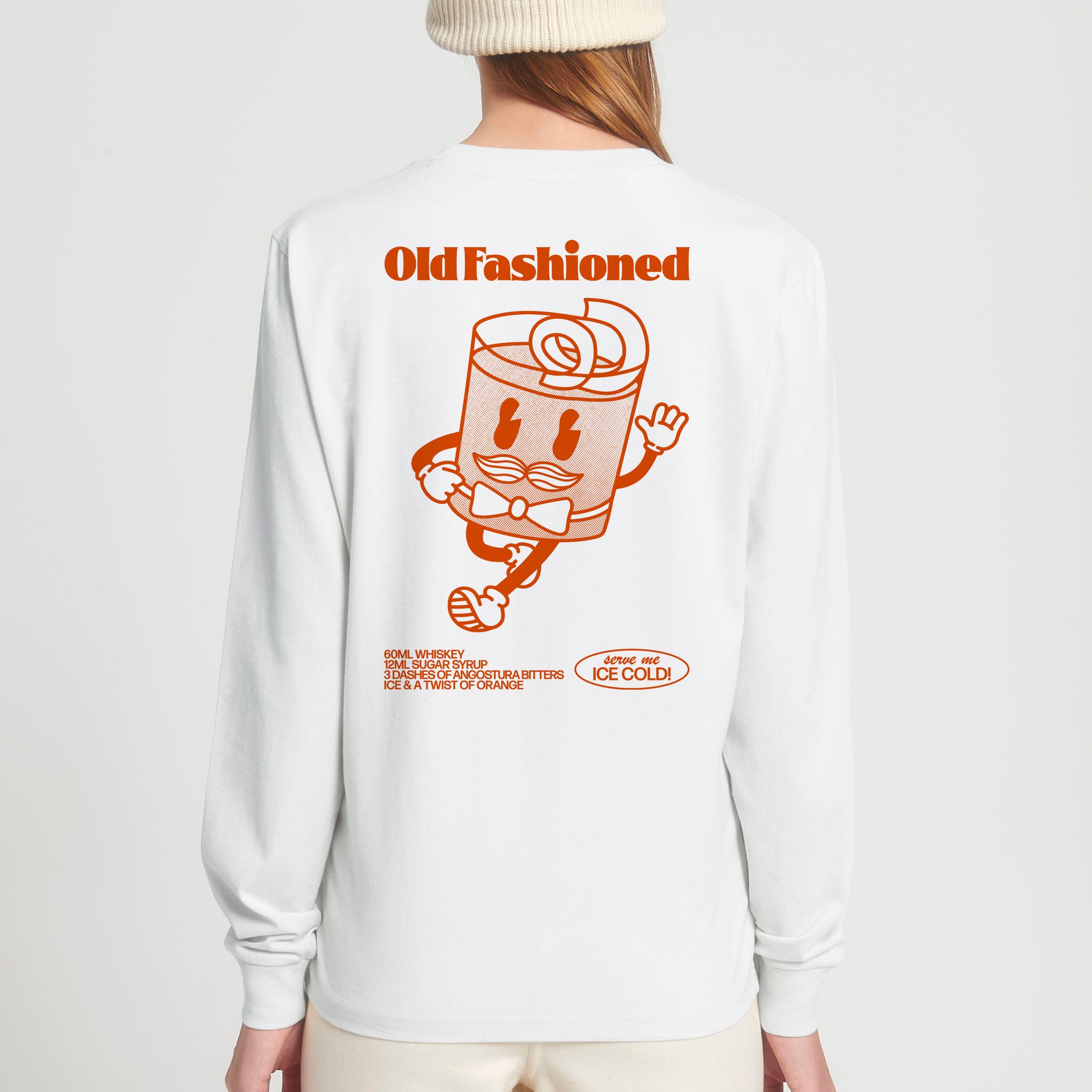 'Old Fashioned' long sleeve T-shirt