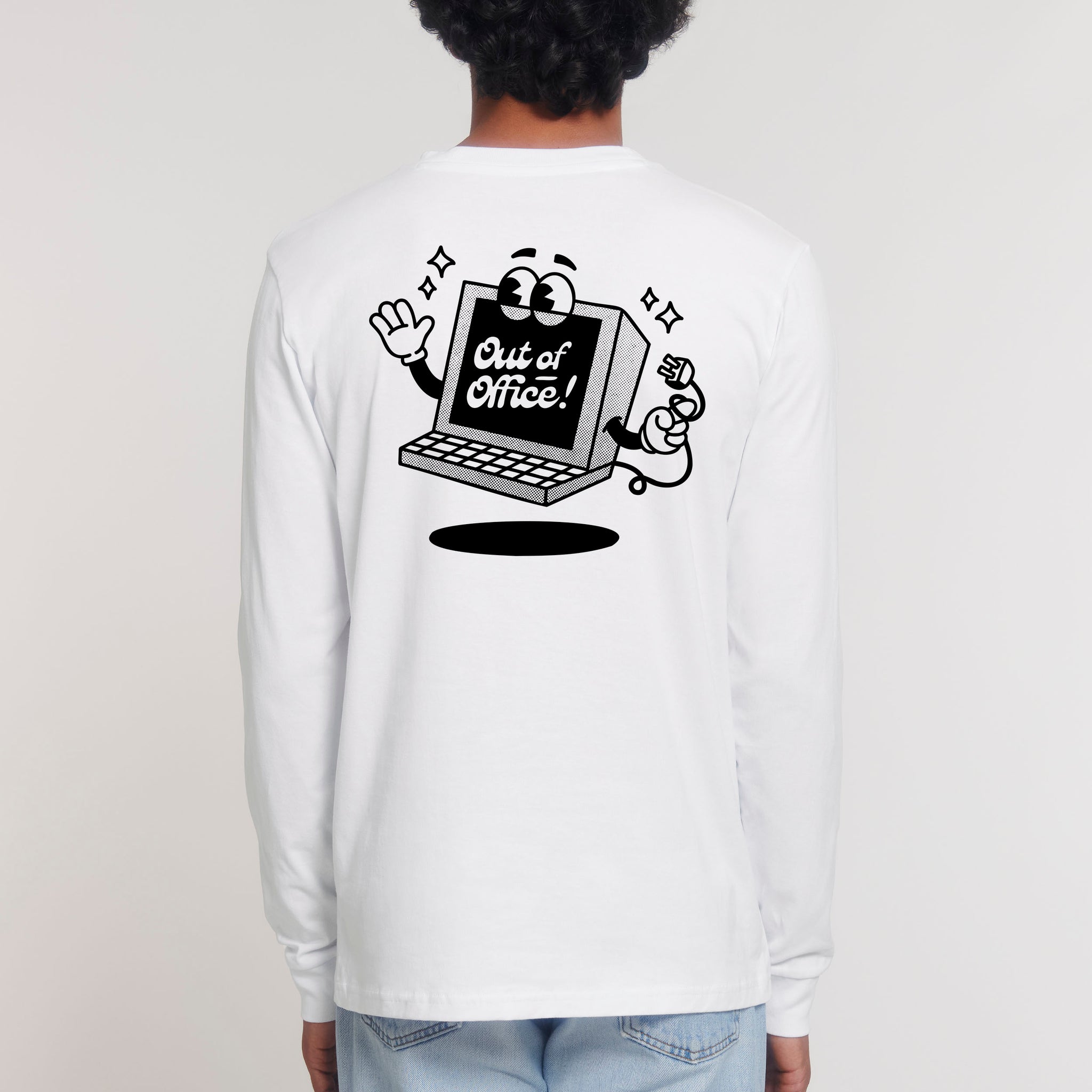 'Out Of Office' long sleeve T-shirt