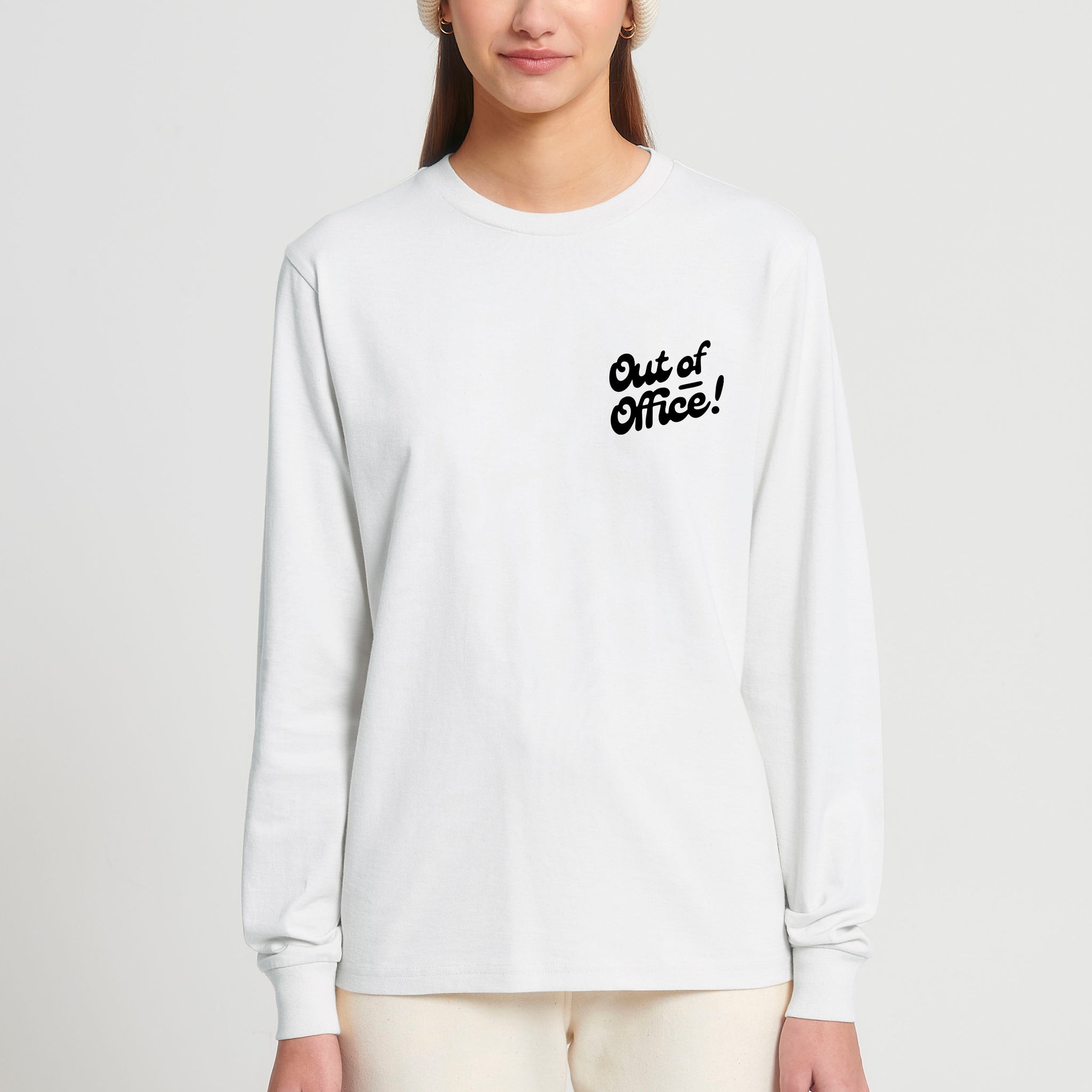 'Out Of Office' long sleeve T-shirt