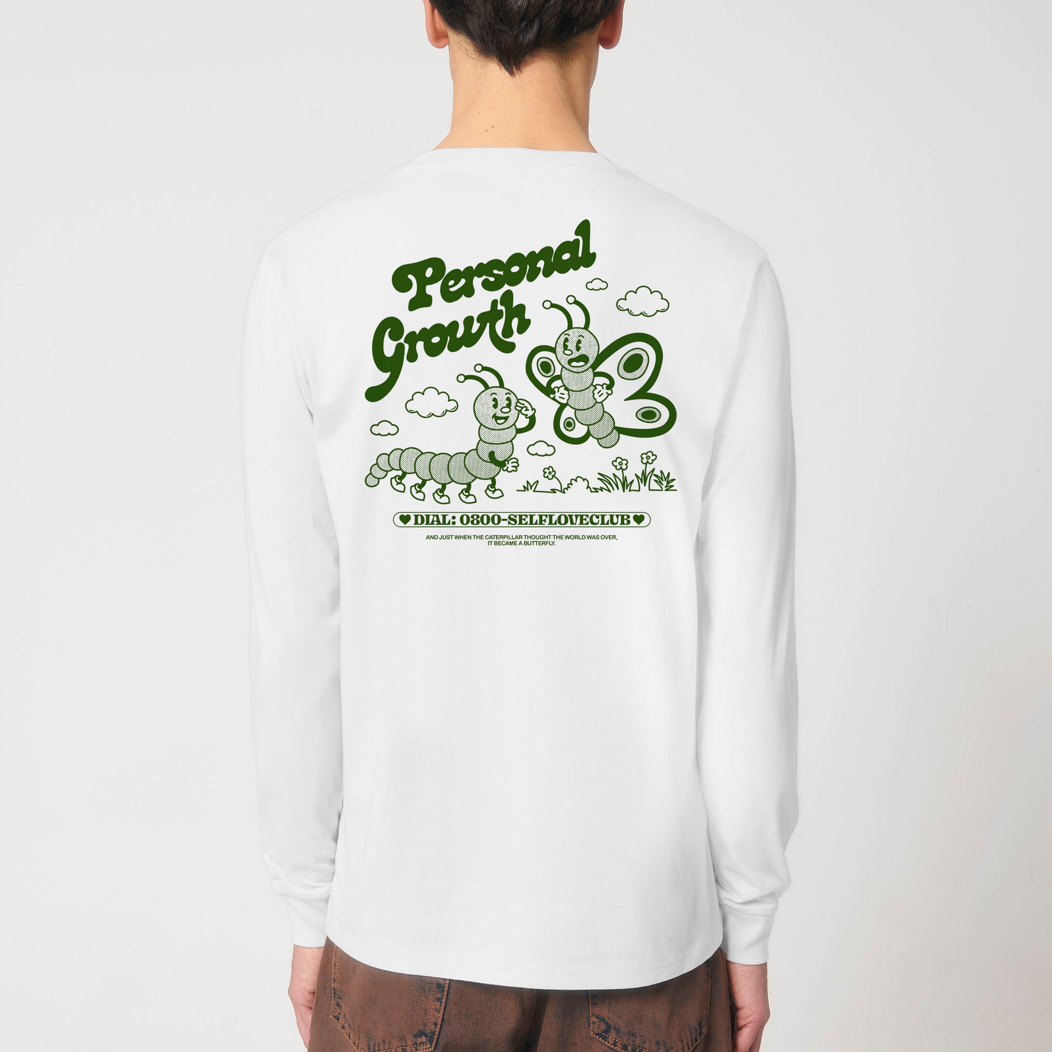 'Personal Growth' long sleeve T-shirt