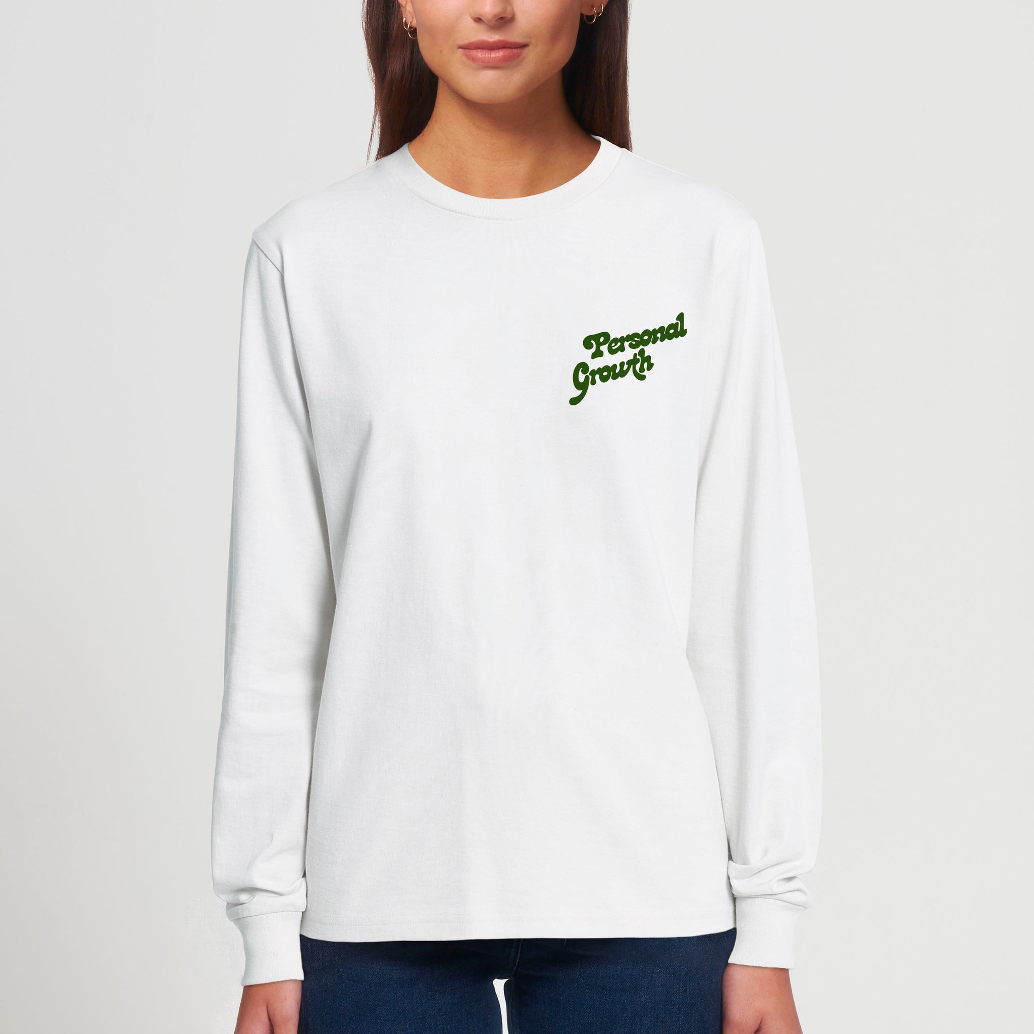 'Personal Growth' long sleeve T-shirt