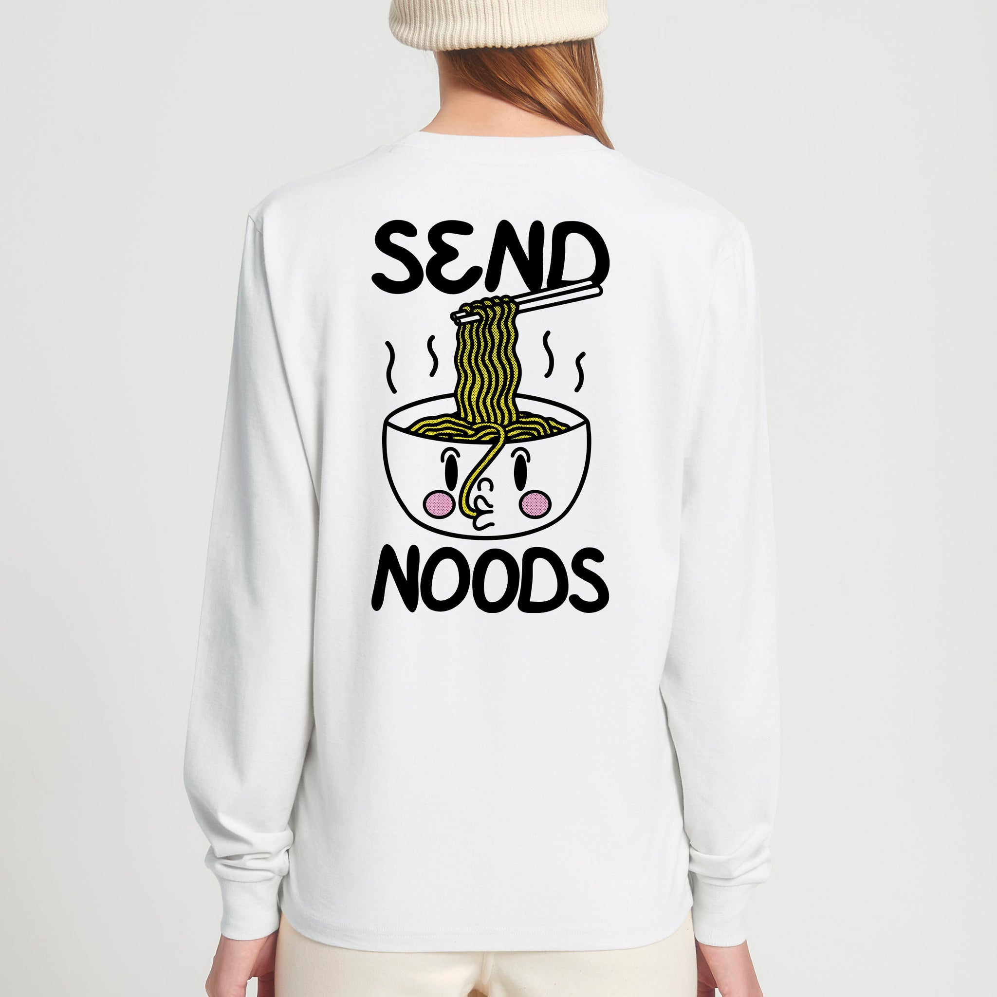 'Send Noods' long sleeve T-shirt