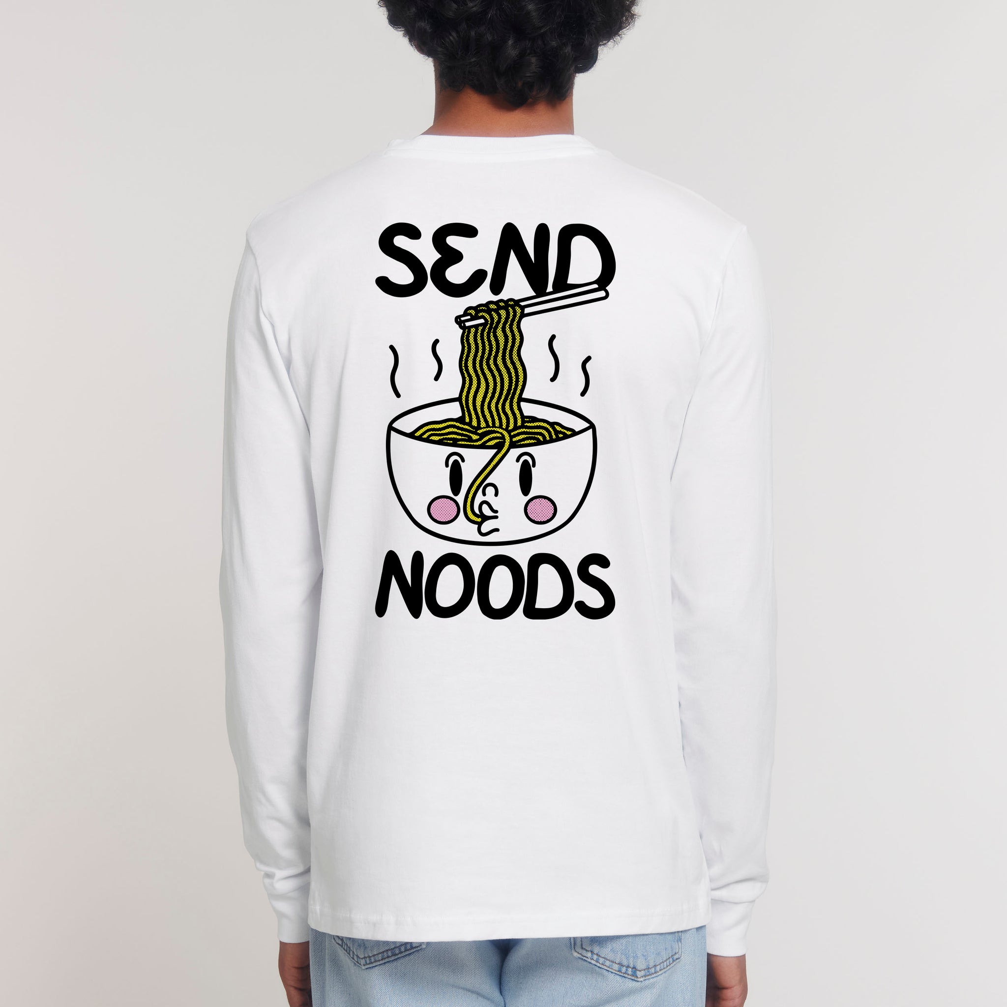 'Send Noods' long sleeve T-shirt