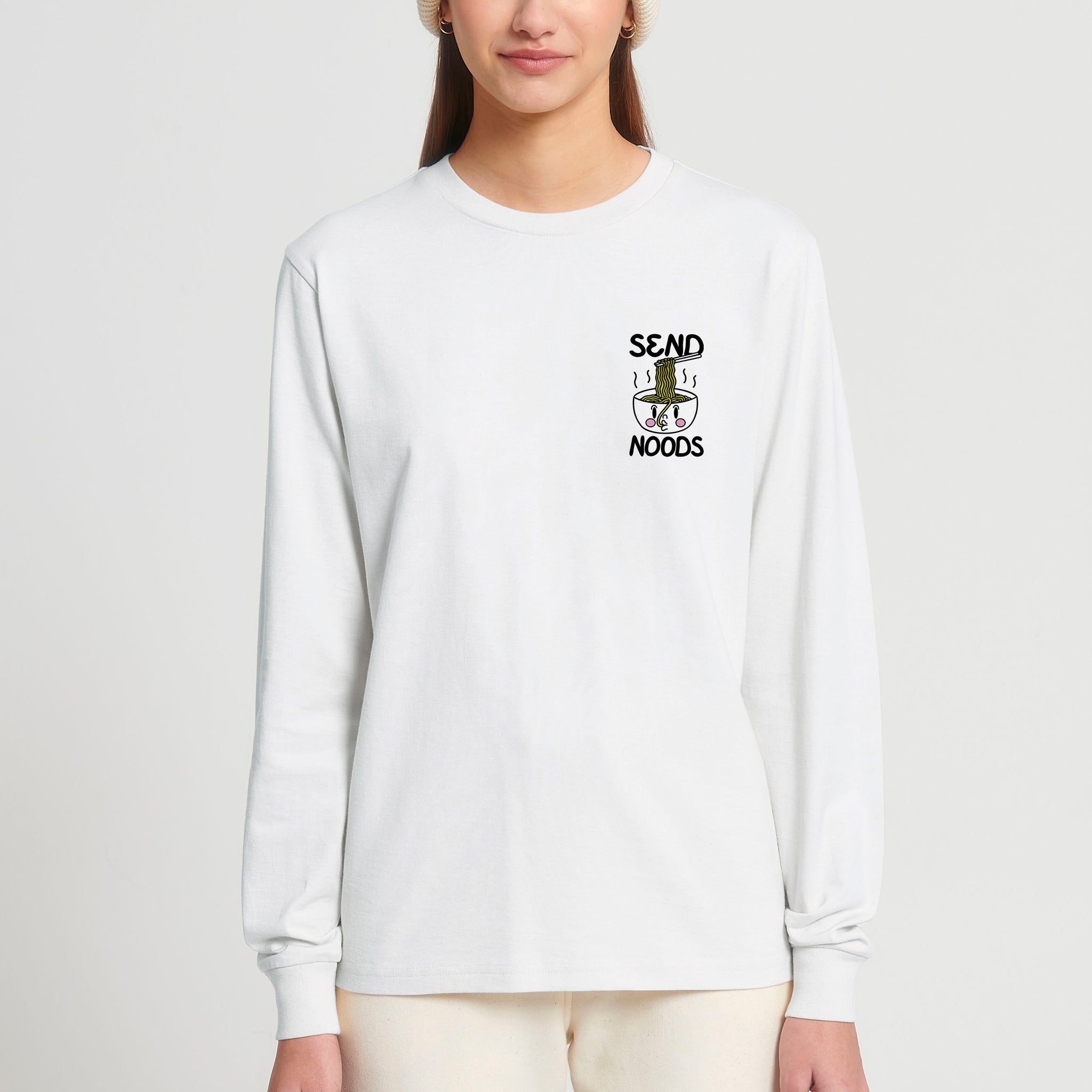 'Send Noods' long sleeve T-shirt