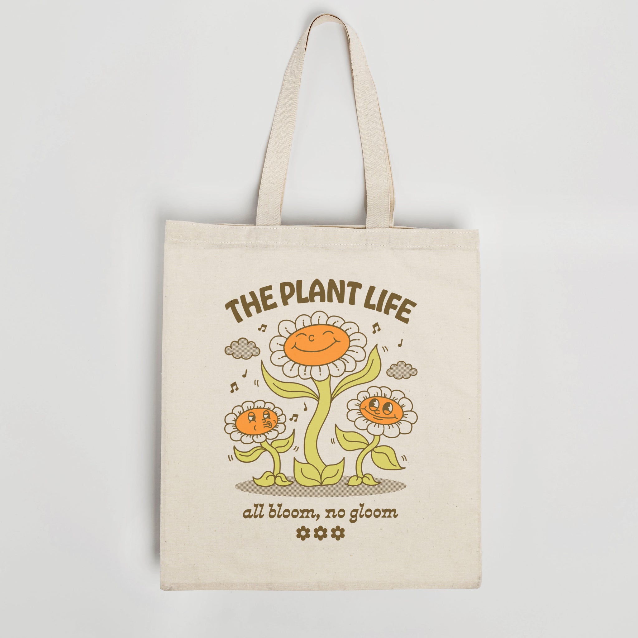 'The Plant Life' organic cotton canvas tote bag