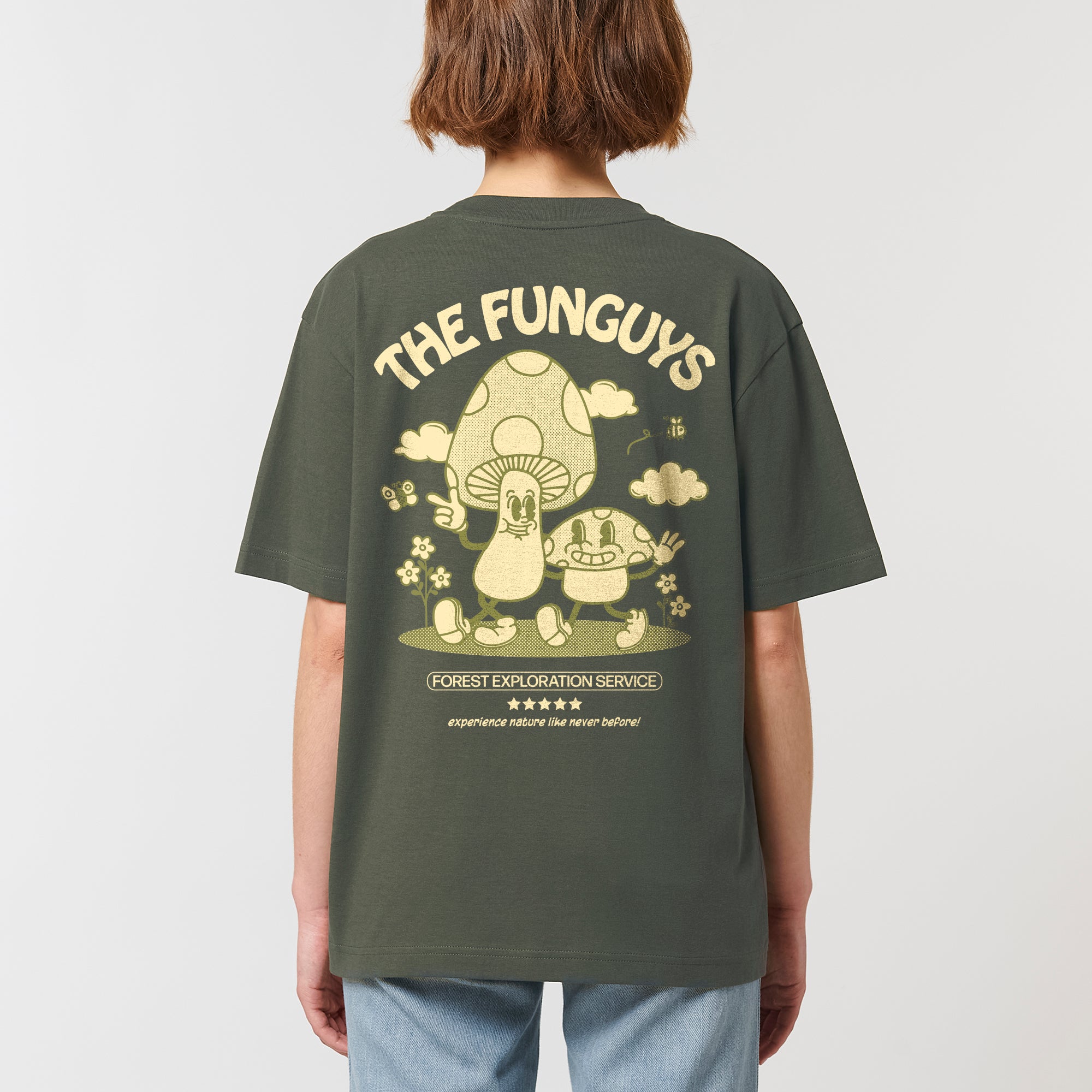 'The Funguys' khaki T-shirt